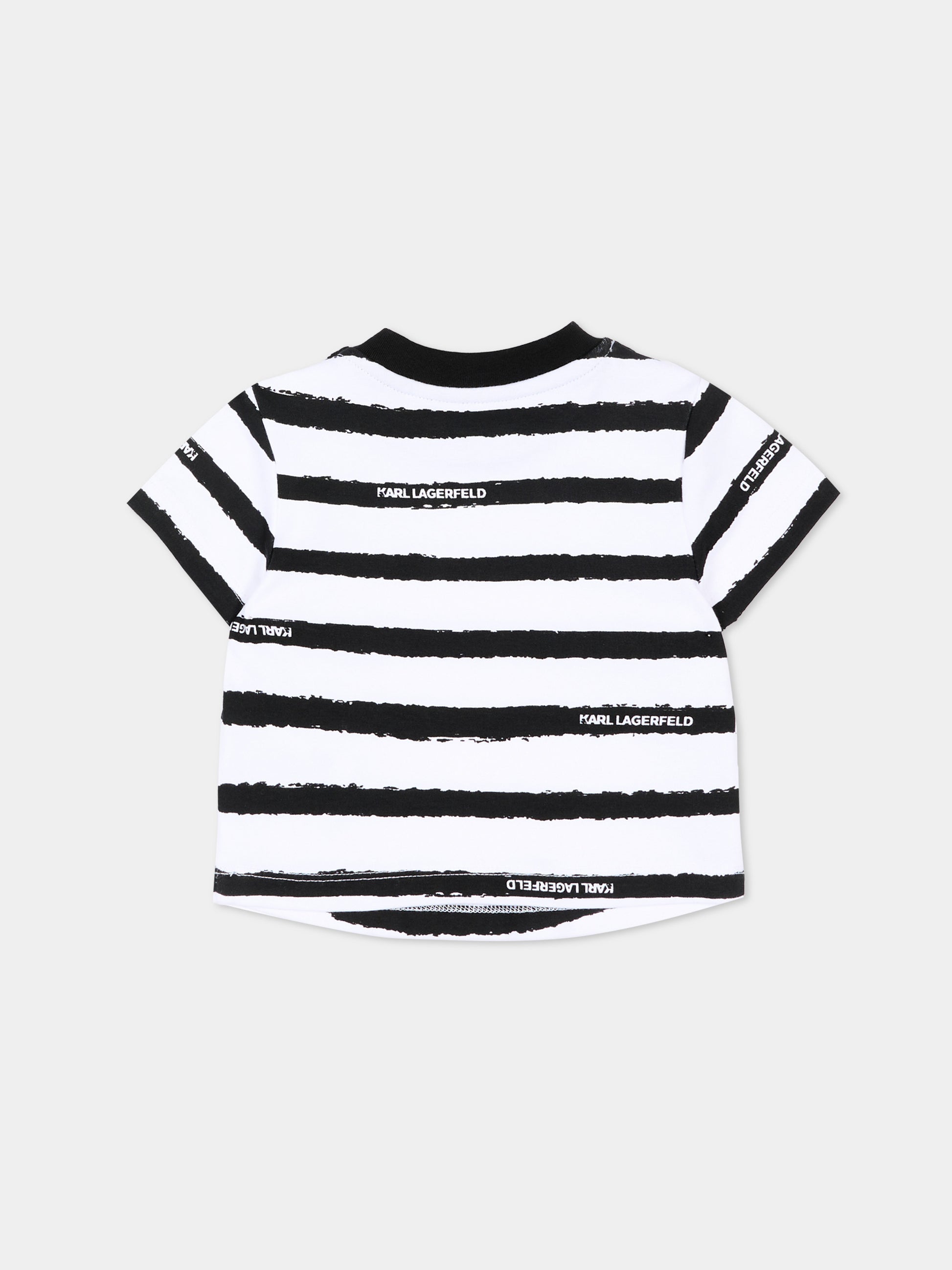 Completo sportivo nero per neonato con logo,Karl Lagerfeld Kids,Z31073 09B