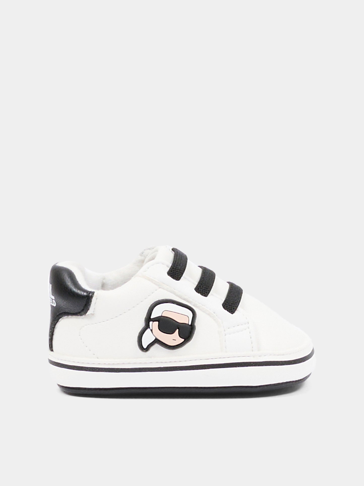 Sneakers bianche per neonato Ikonik Karl,Karl Lagerfeld Kids,Z31185 10P