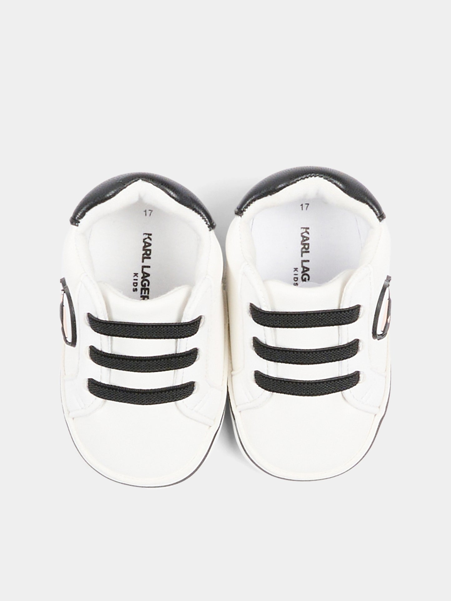 Sneakers bianche per neonato Ikonik Karl,Karl Lagerfeld Kids,Z31185 10P