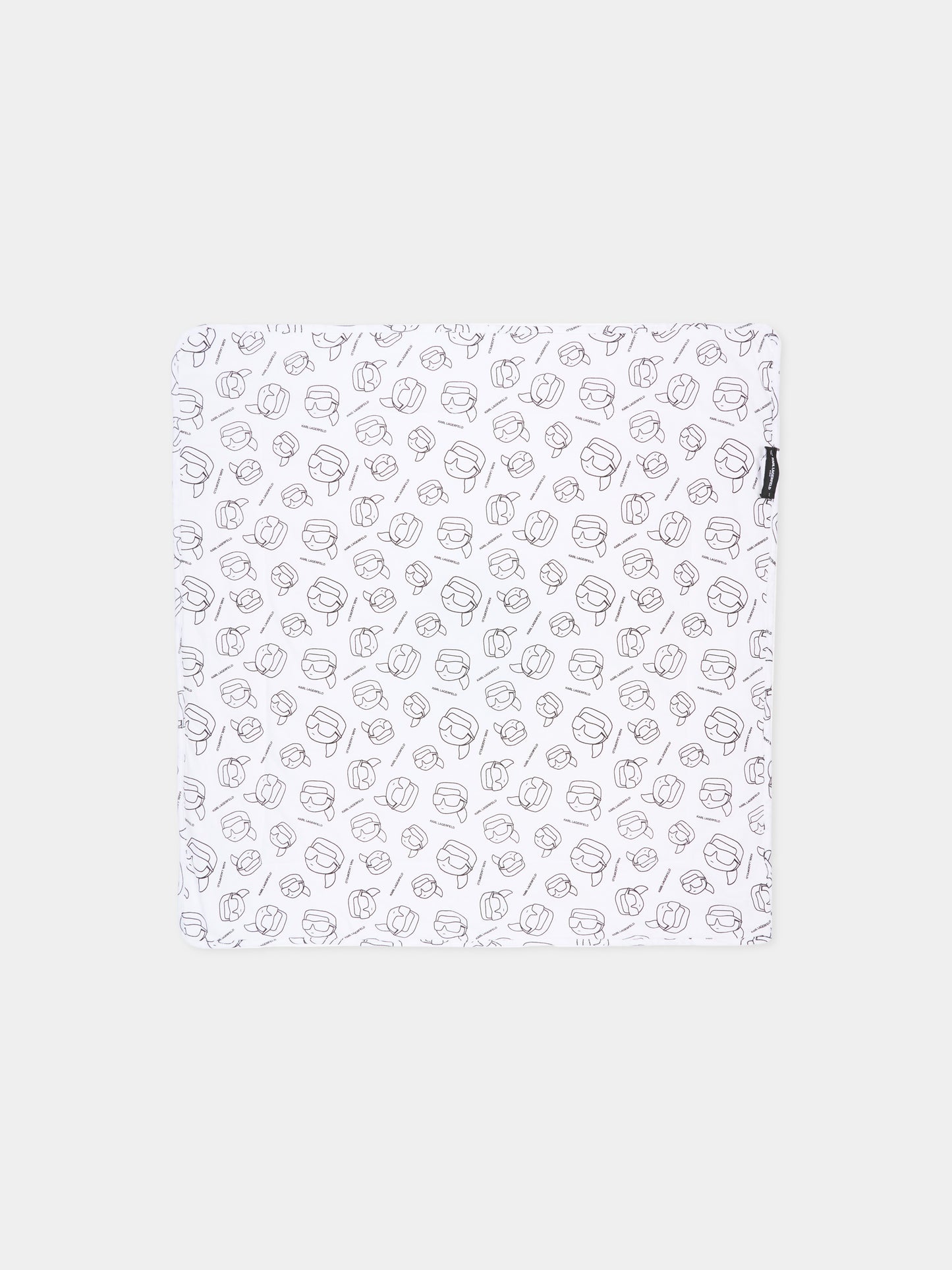 Coperta bianca per neonato con Karl Lagerfeld,Karl Lagerfeld Kids,Z31192 10P