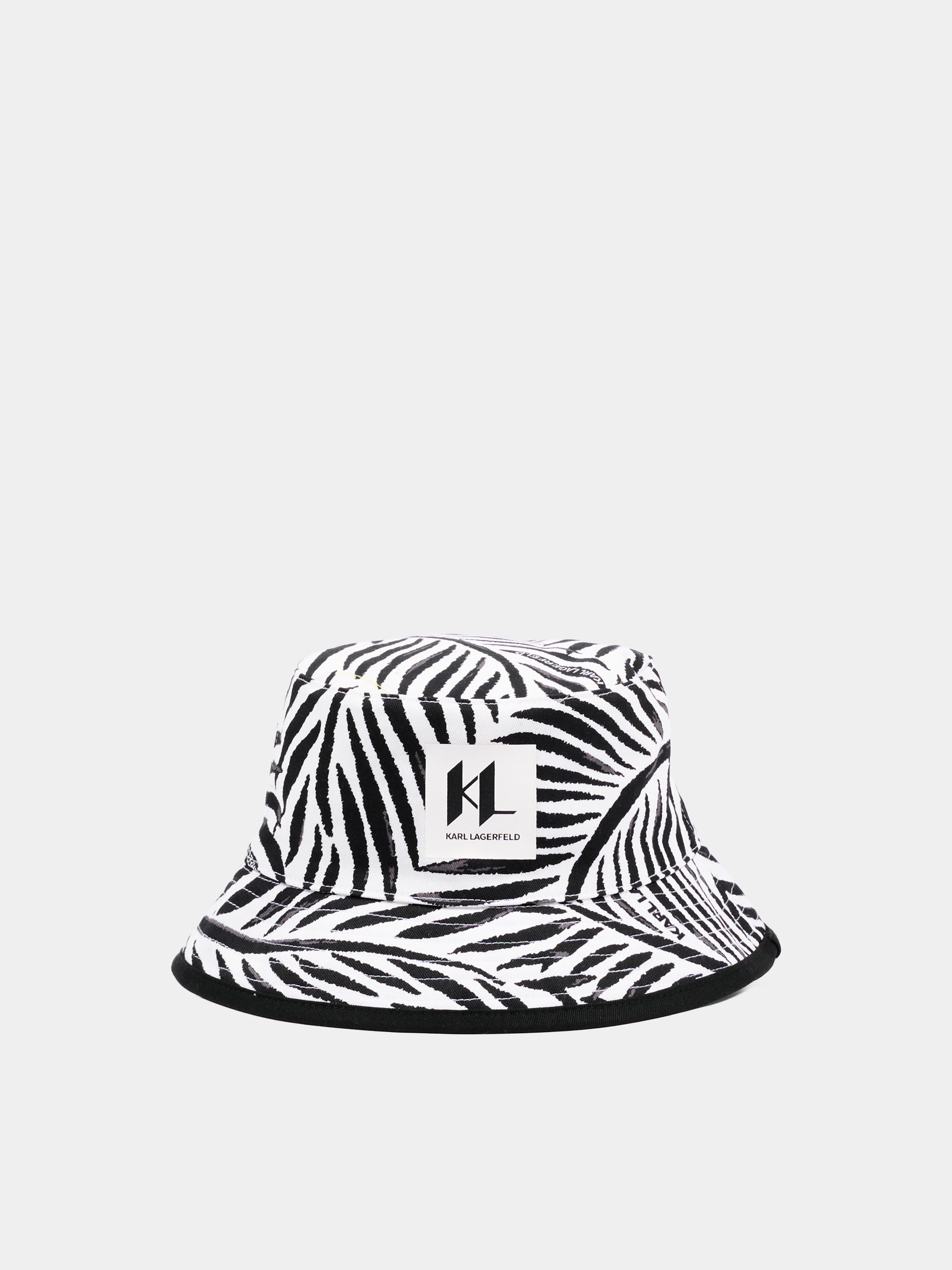 Cloche bianca per bambino con logo,Karl Lagerfeld Kids,Z31236 10P
