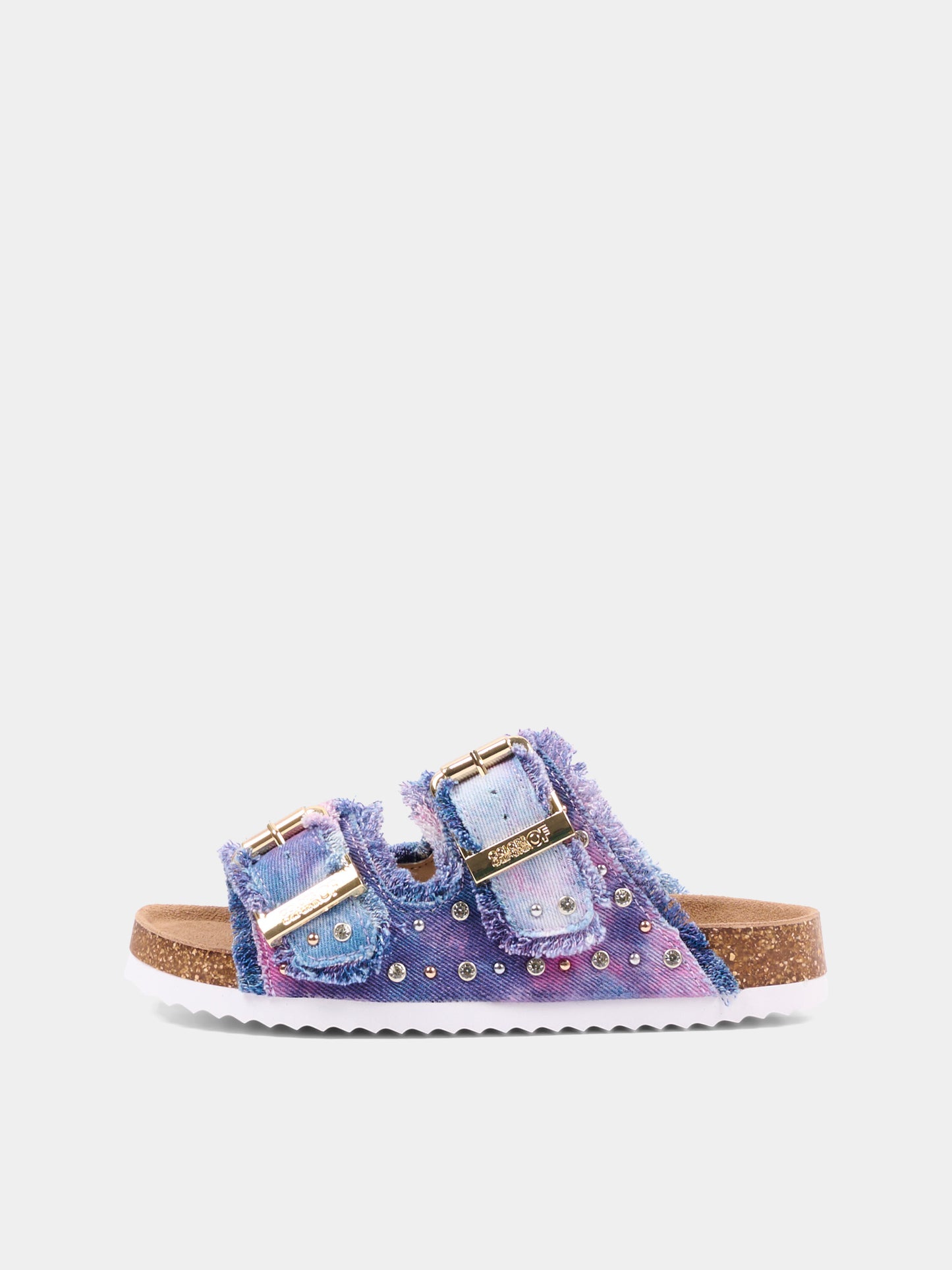 Sandali denim tie-dye per bambina,Colors Of California,HC 2409N PINKN