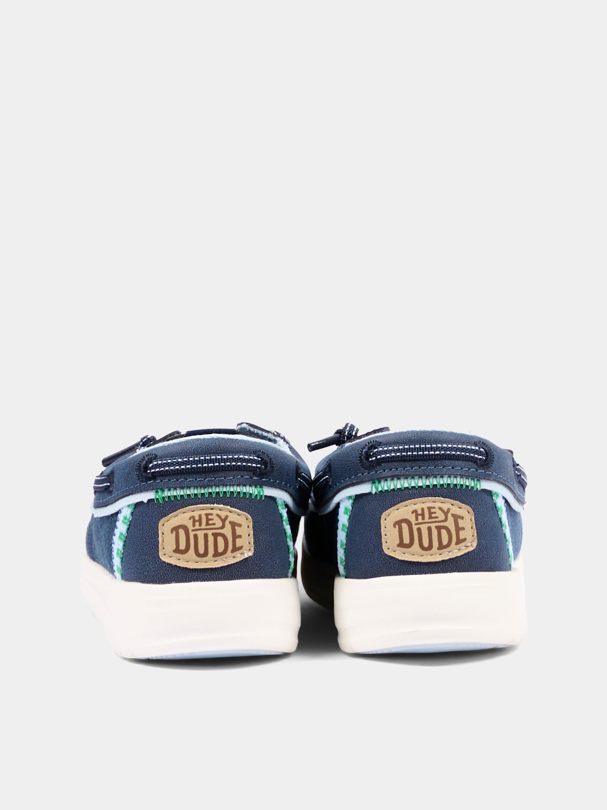 Mocassini blu Wells Y Classic per bambino,Hey Dude,45076 410 HDY1