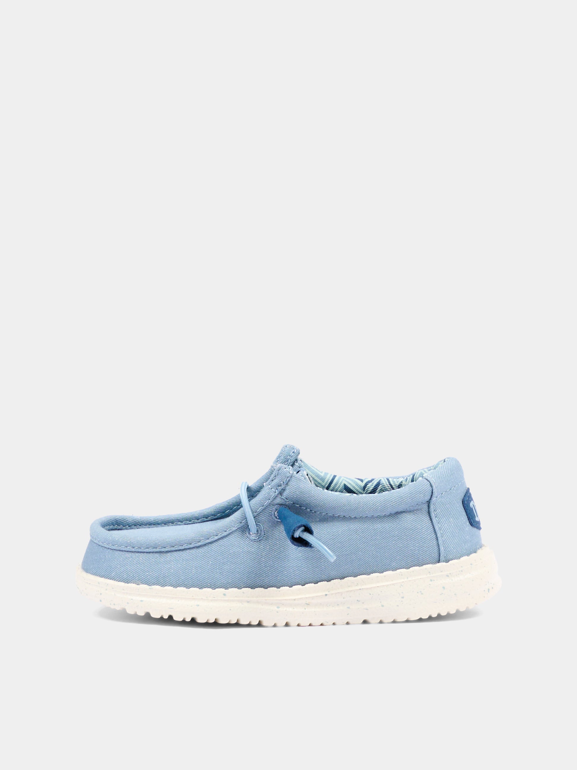 Mocassini denim Wally Y Stretch Canvas per bambino,Hey Dude,41144A 4UG HDY1