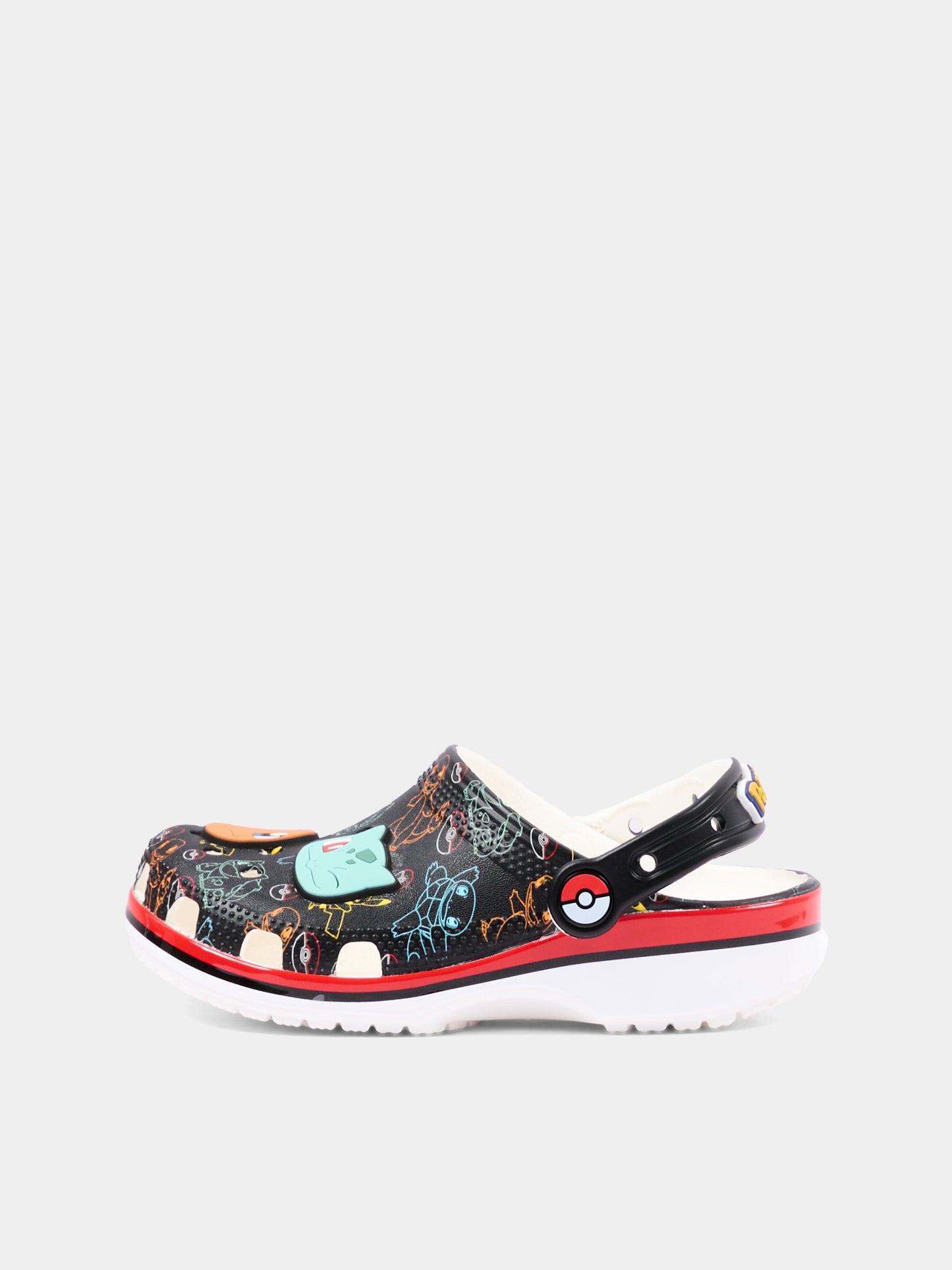 Sabot noir pour enfants avec Pokémon