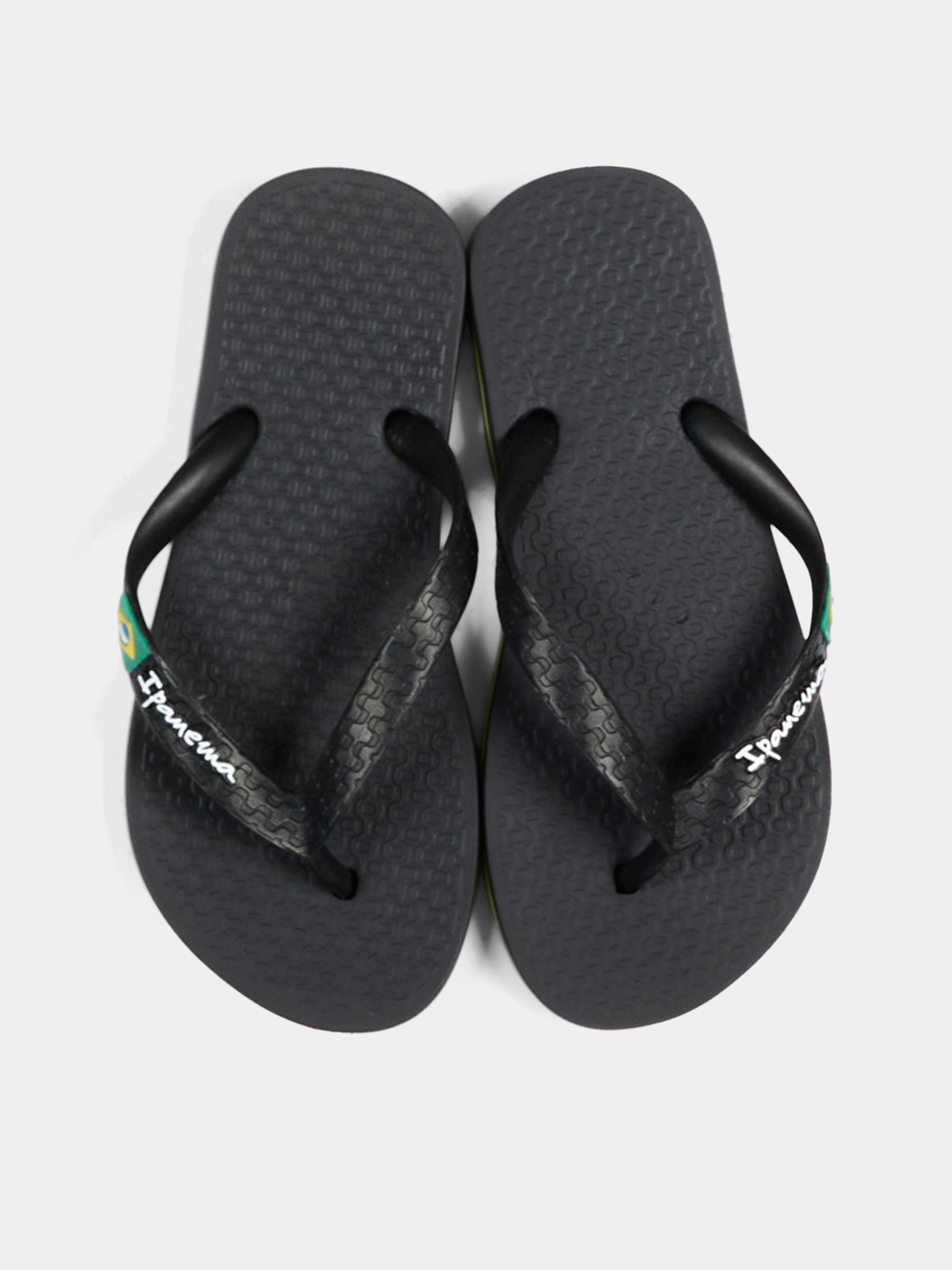 Infradito nere per bambini con logo,Ipanema,80416 21138 K2 GR