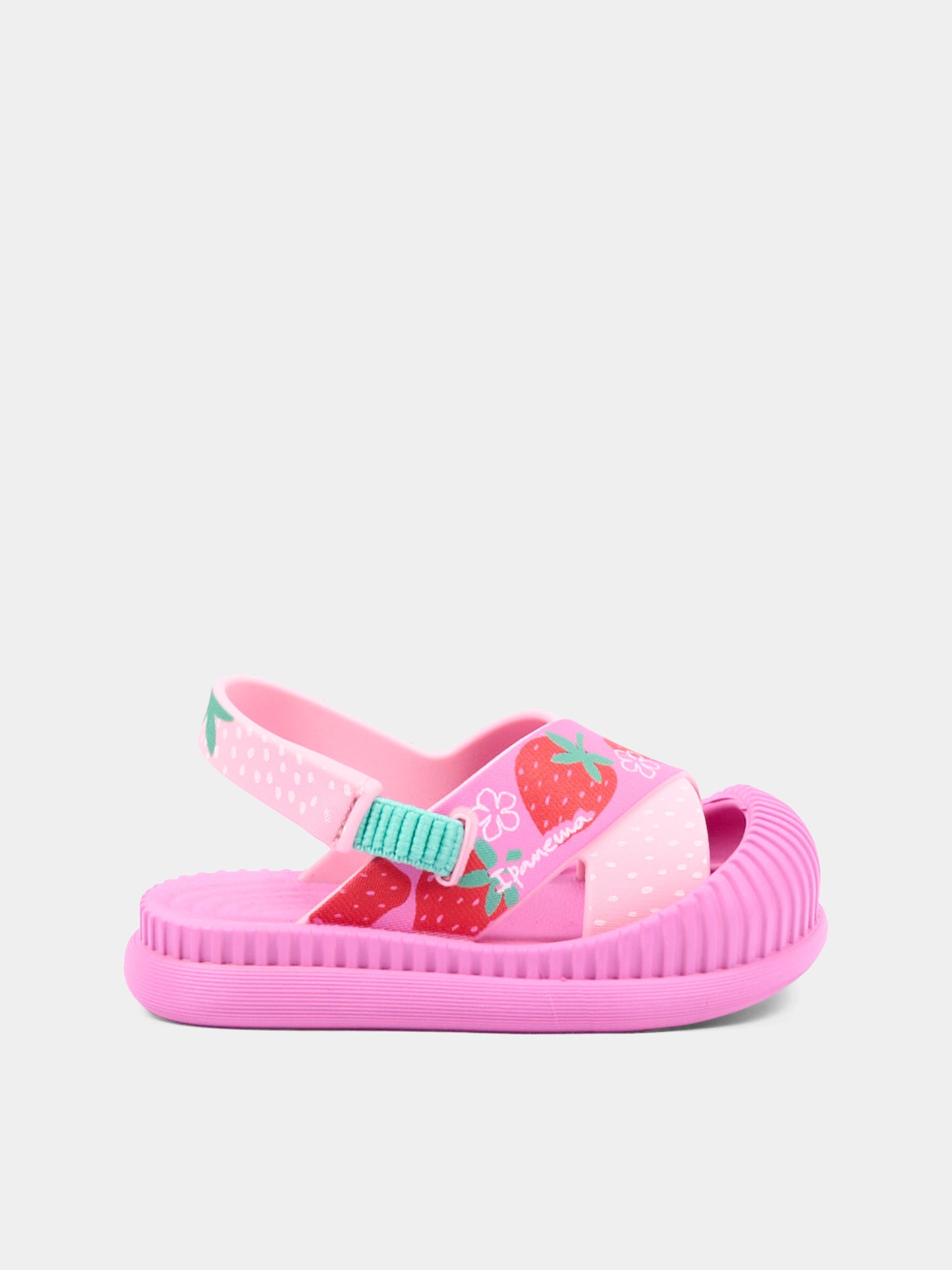 Sandali fucsia per bambina con fragole,Ipanema,83804 BN247 K22 GR