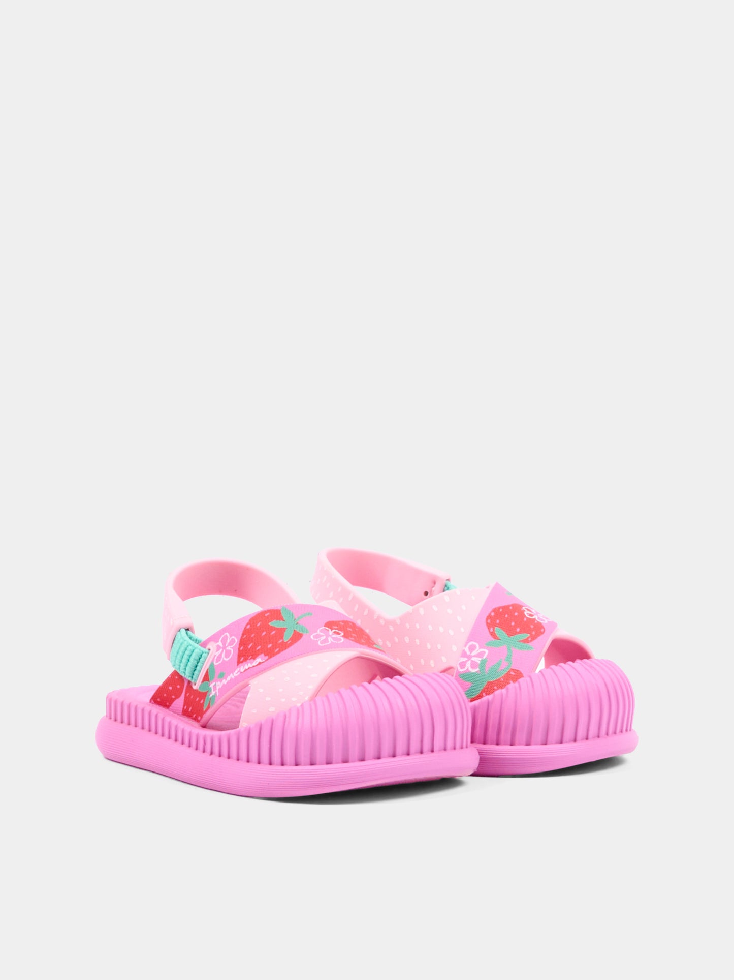 Sandali fucsia per bambina con fragole,Ipanema,83804 BN247 K22 GR