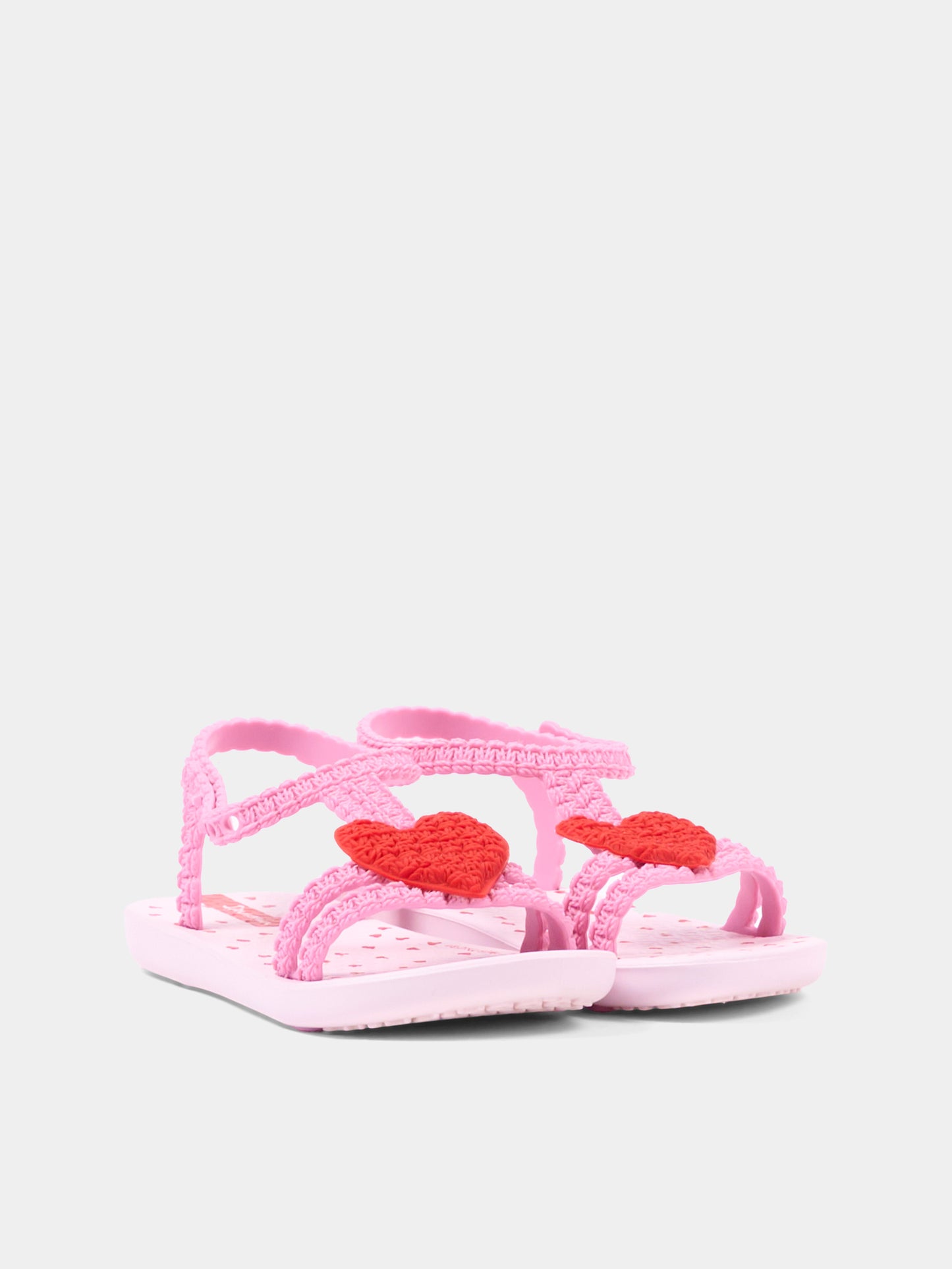 Sandali rosa My First Ipanema Baby per bambina con cuori,Ipanema,81997 BC815 K10 GR