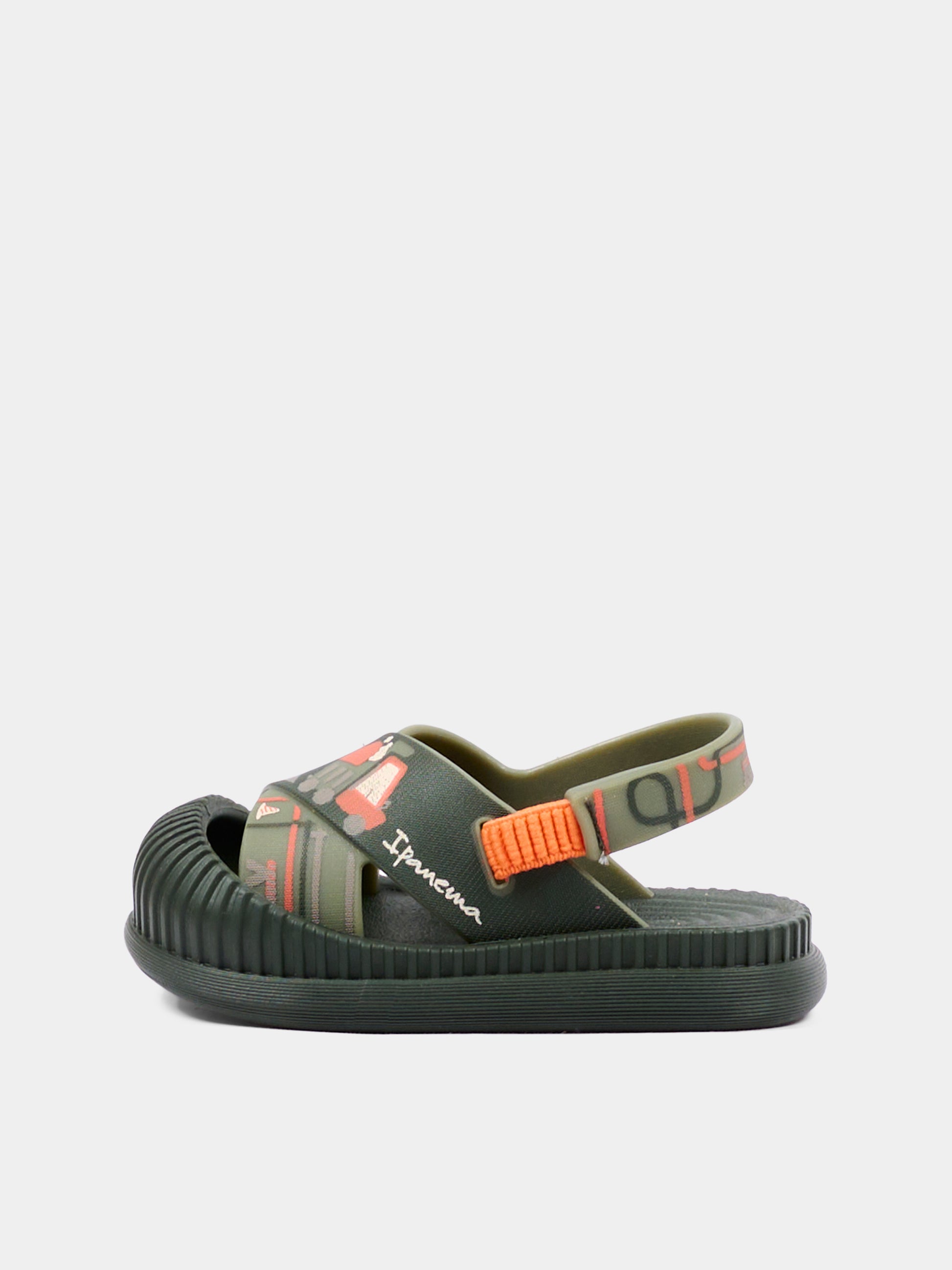 Sandali verdi per bambino con camion,Ipanema,83804 BN251 K22 GR