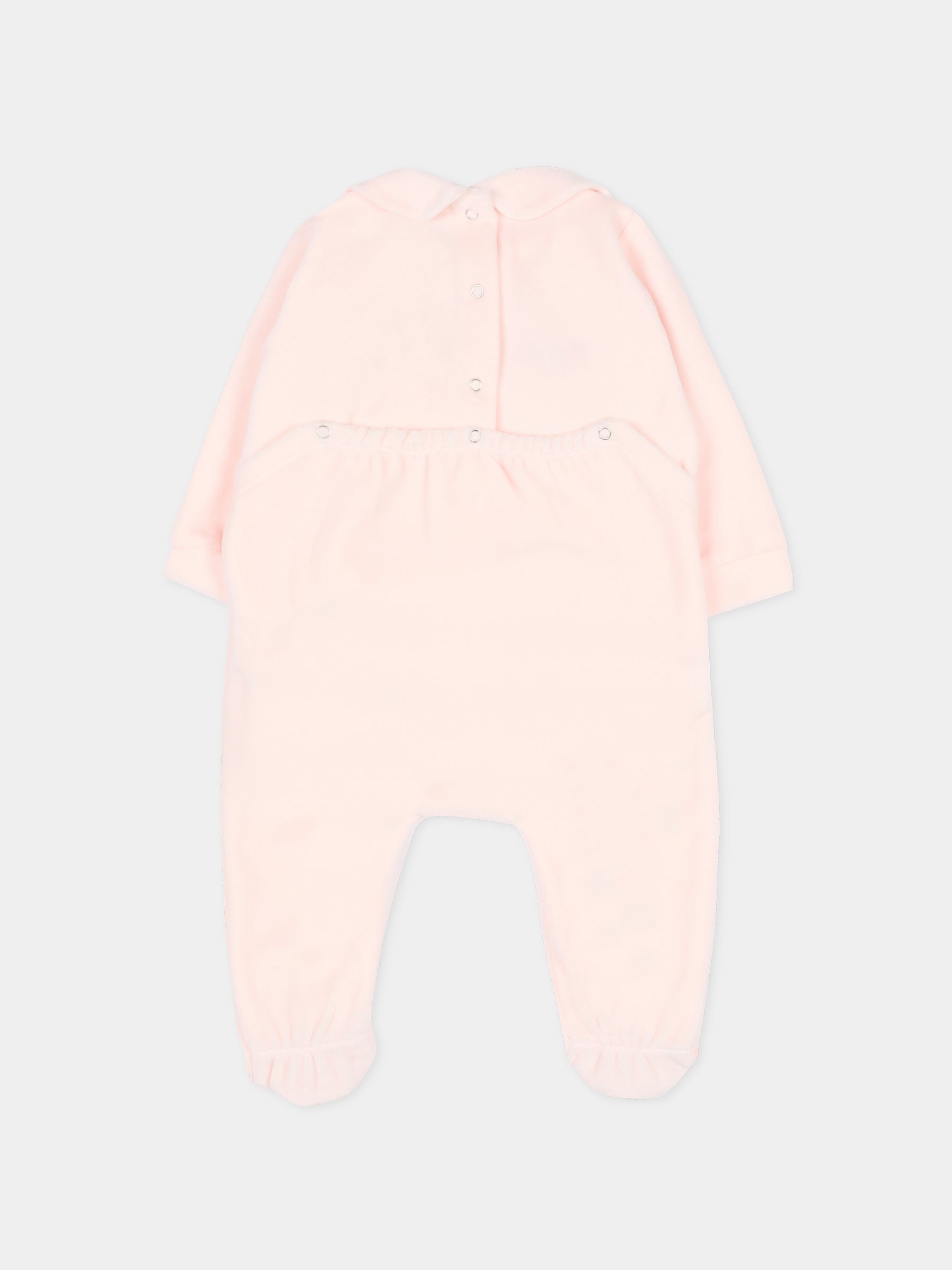 Tutina rosa per neonata con agnellino,Le Boo Beebè,CB012 30