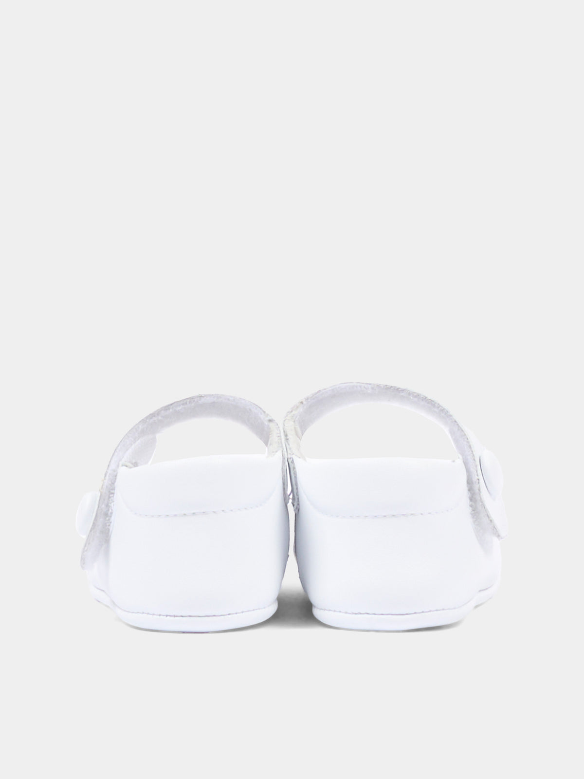 Ballerines blanches pour Bébé Fille