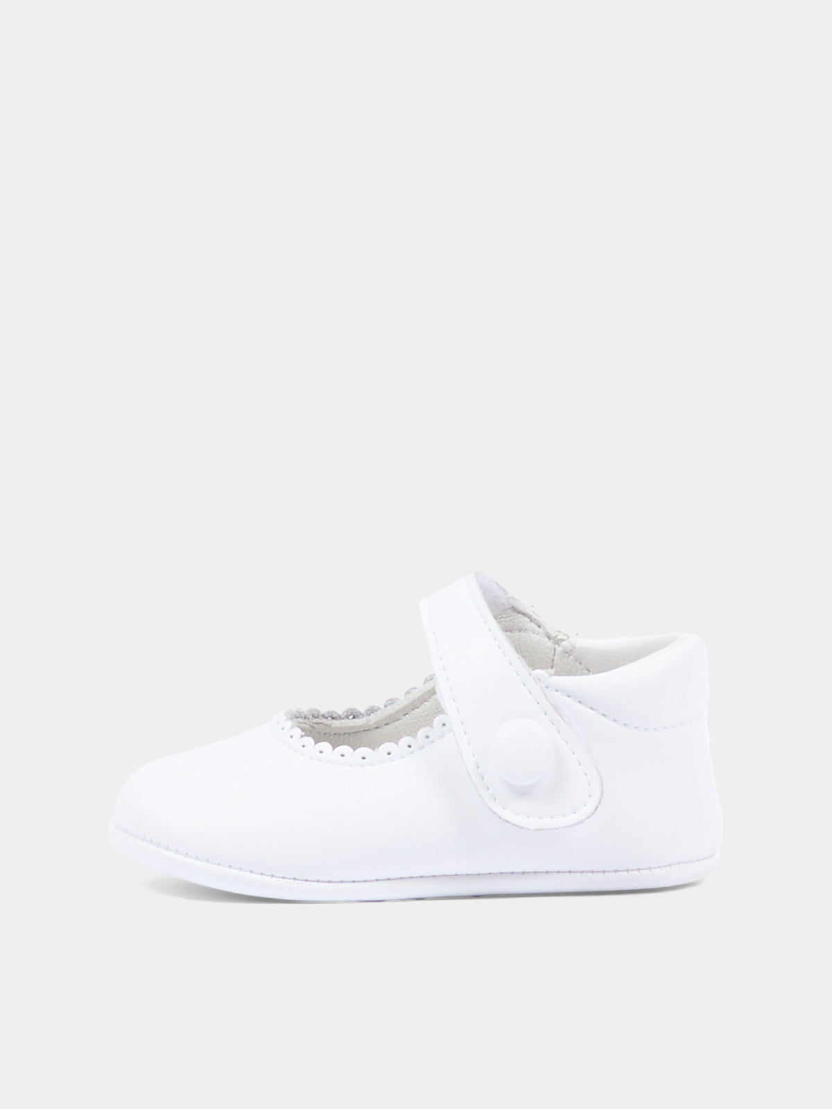 Ballerines blanches pour Bébé Fille