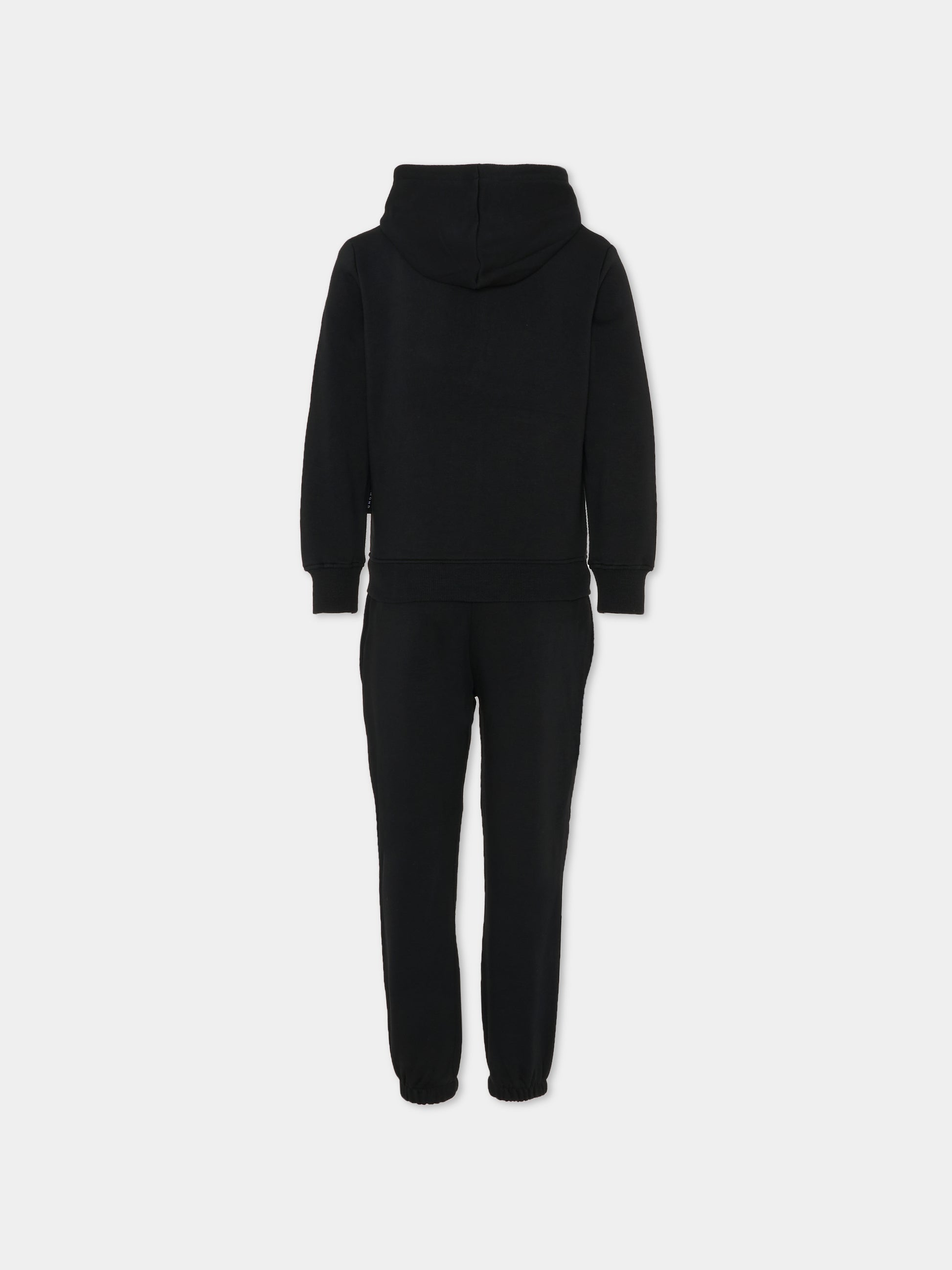 Completo nero per bambino con logo,Richmond,RBA25001CF BLACK