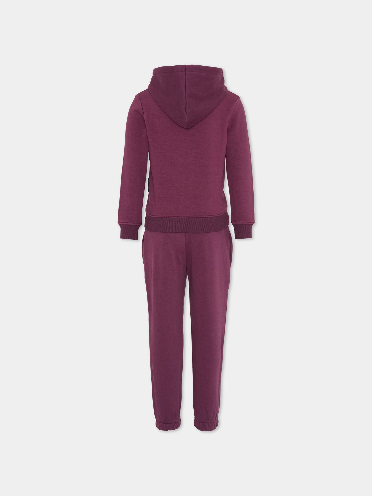 Completo viola per bambino con logo,Richmond,RBA25001CF EGGPLANT