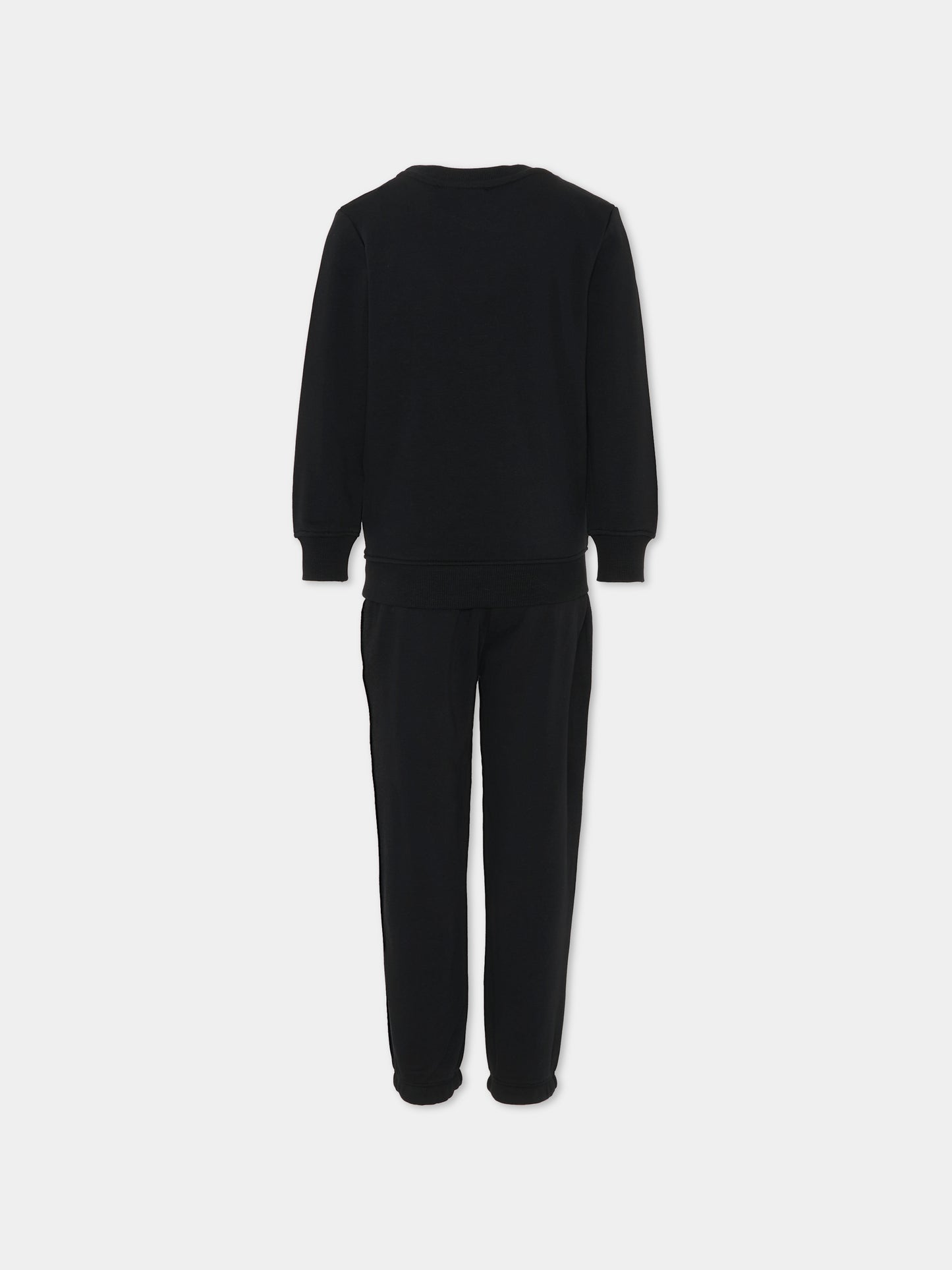 Completo nero per bambino con logo,Richmond,RBA25002CF BLACK