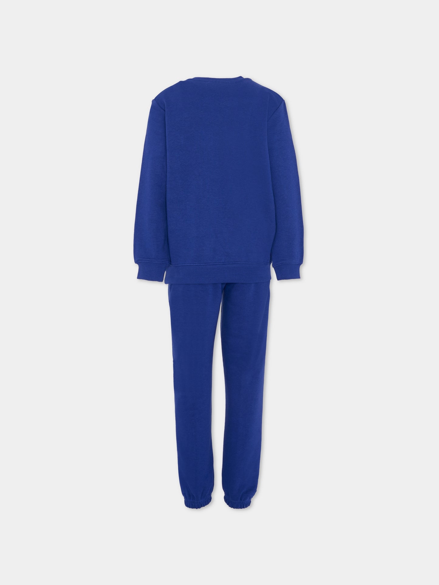 Completo blu per bambino con logo,Richmond,RBA25201CF BLUE SOLIDATE