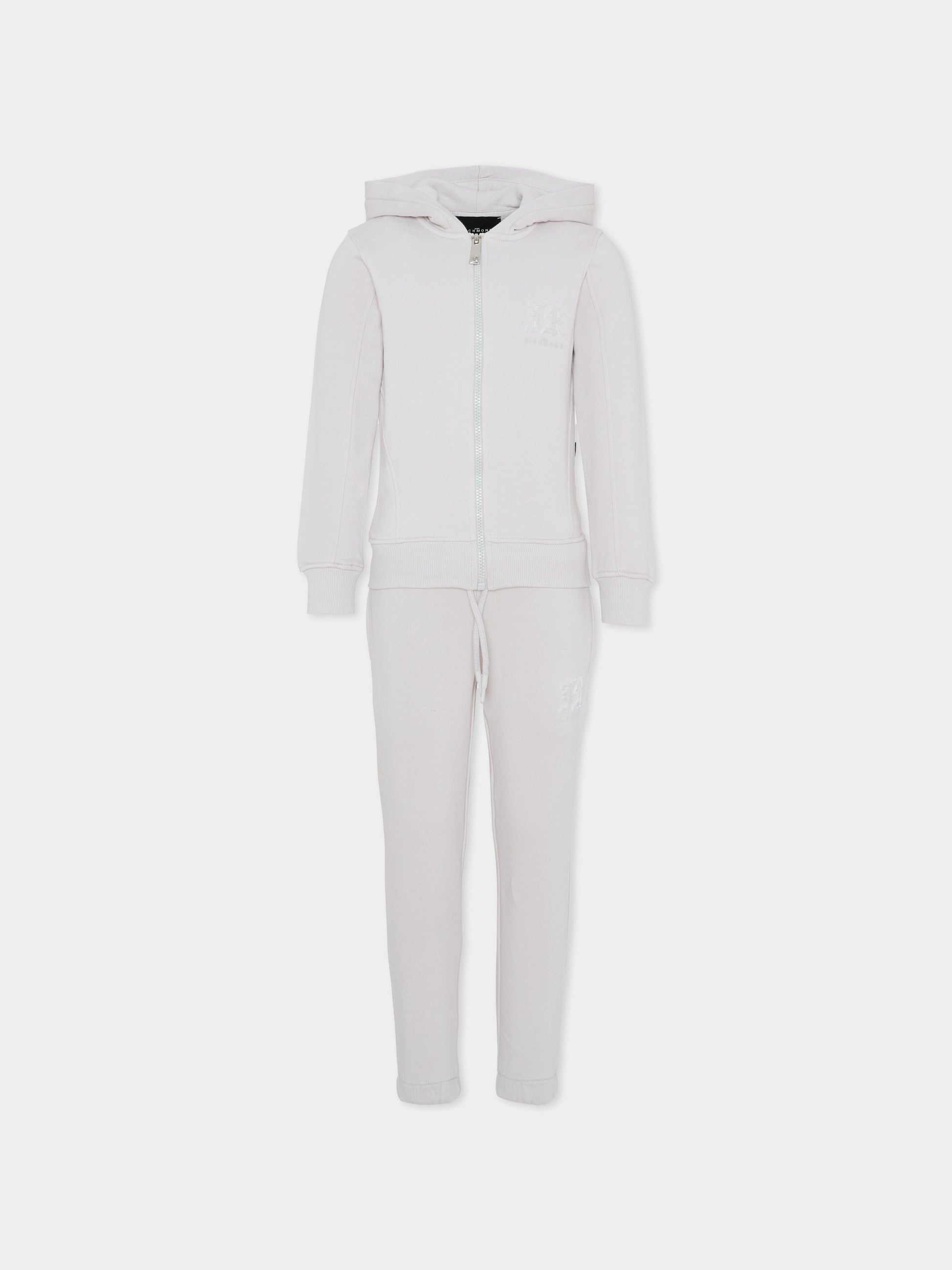 Completo lilla per bambina con logo,Richmond,RGA25001CF LILAC MARBLE