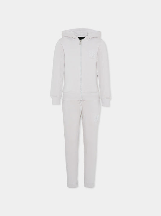 Completo lilla per bambina con logo,Richmond,RGA25001CF LILAC MARBLE