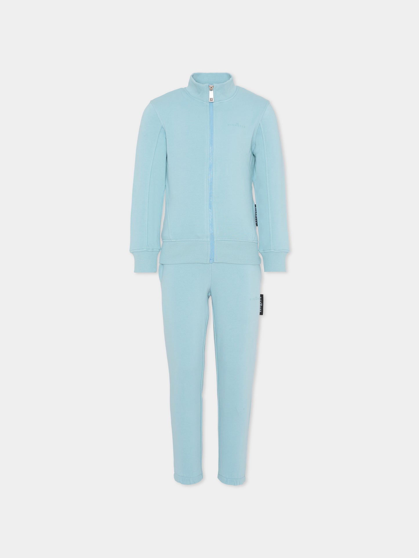 Completo azzurro per bambina con logo,Richmond,RGA25005CF FORGET ME NOT