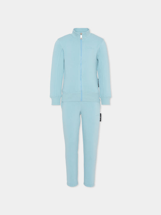 Completo azzurro per bambina con logo,Richmond,RGA25005CF FORGET ME NOT