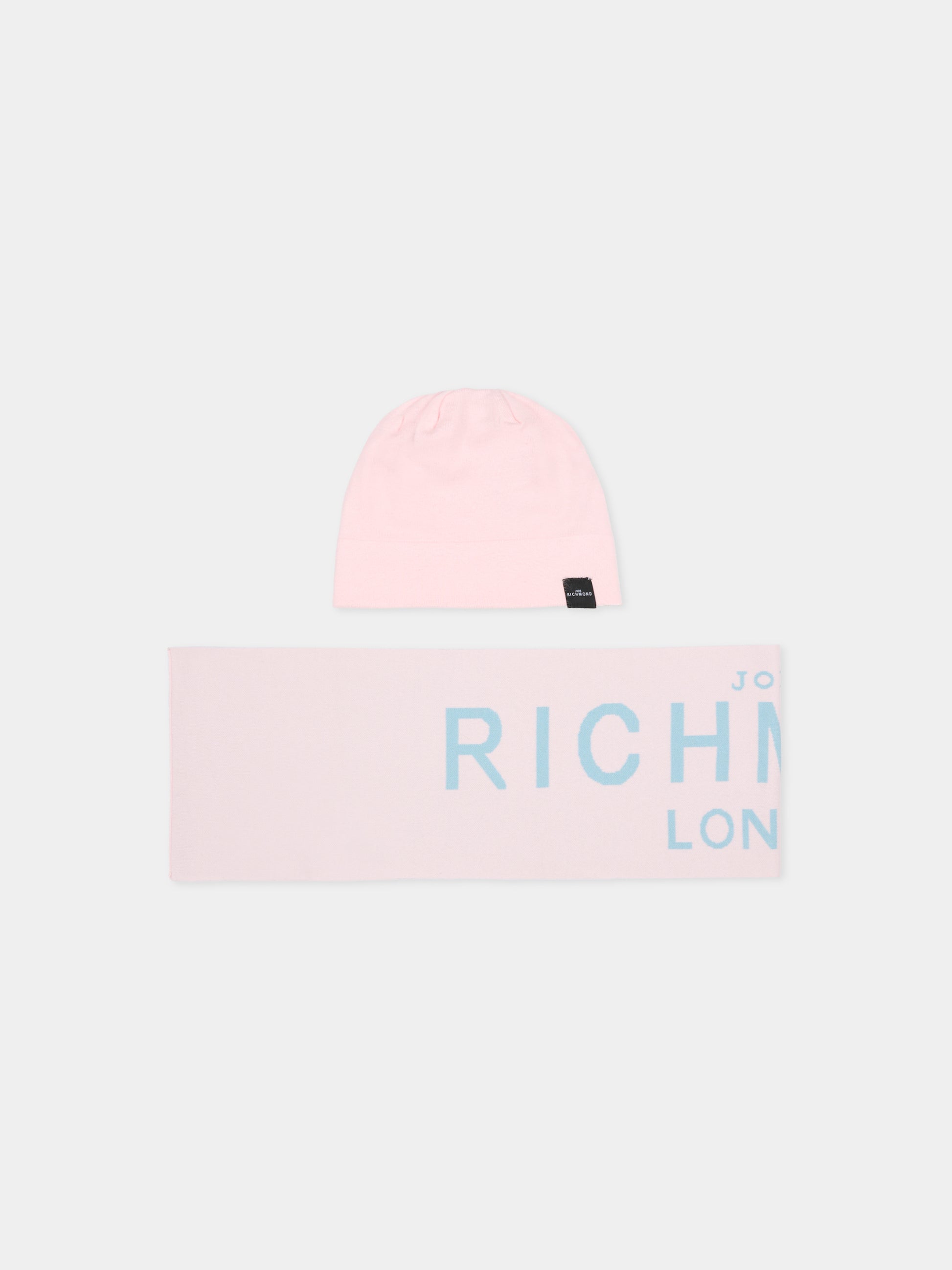 Set accessori lilla per bambina con logo bianco,Richmond,RGA25015HS LILAC FRAGRANT