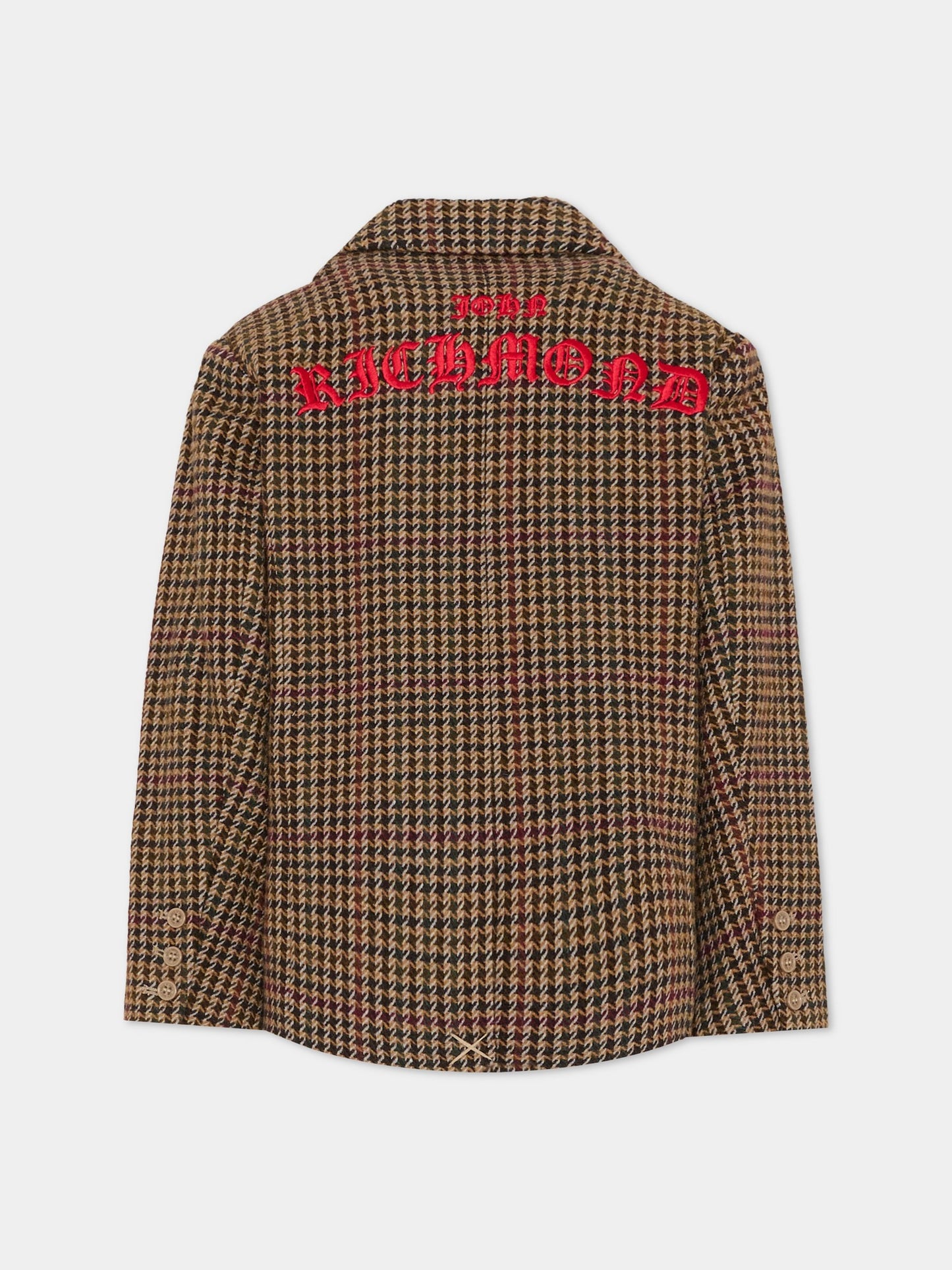 Giacca multicolor per bambina con logo,Richmond,RGA25112GC P.D.POULE-EGGPLANT