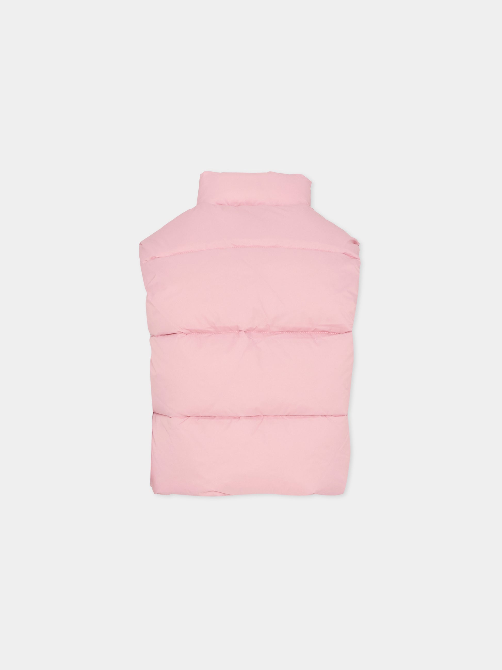 Gilet lilla per bambina con logo,Richmond,RGA25232PI LILAC FRAGRANT