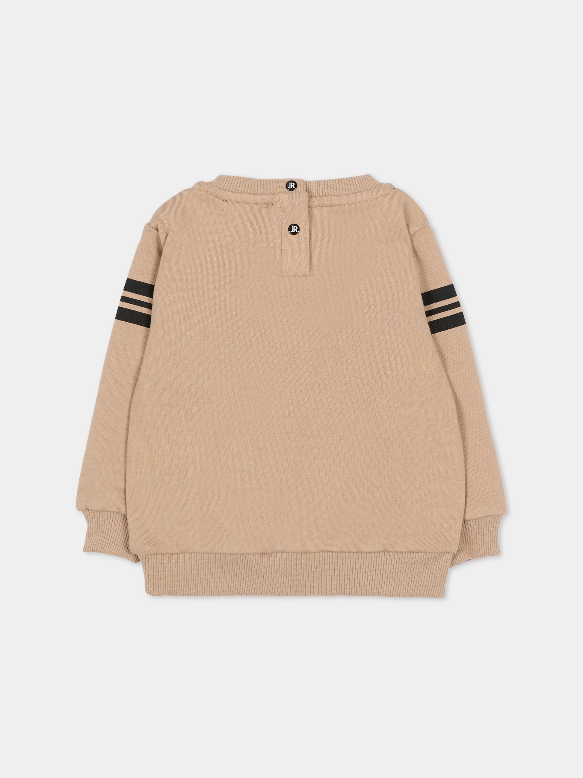 Felpa beige per neonato con logo,Richmond,RIA25051FE TRENCH COAT