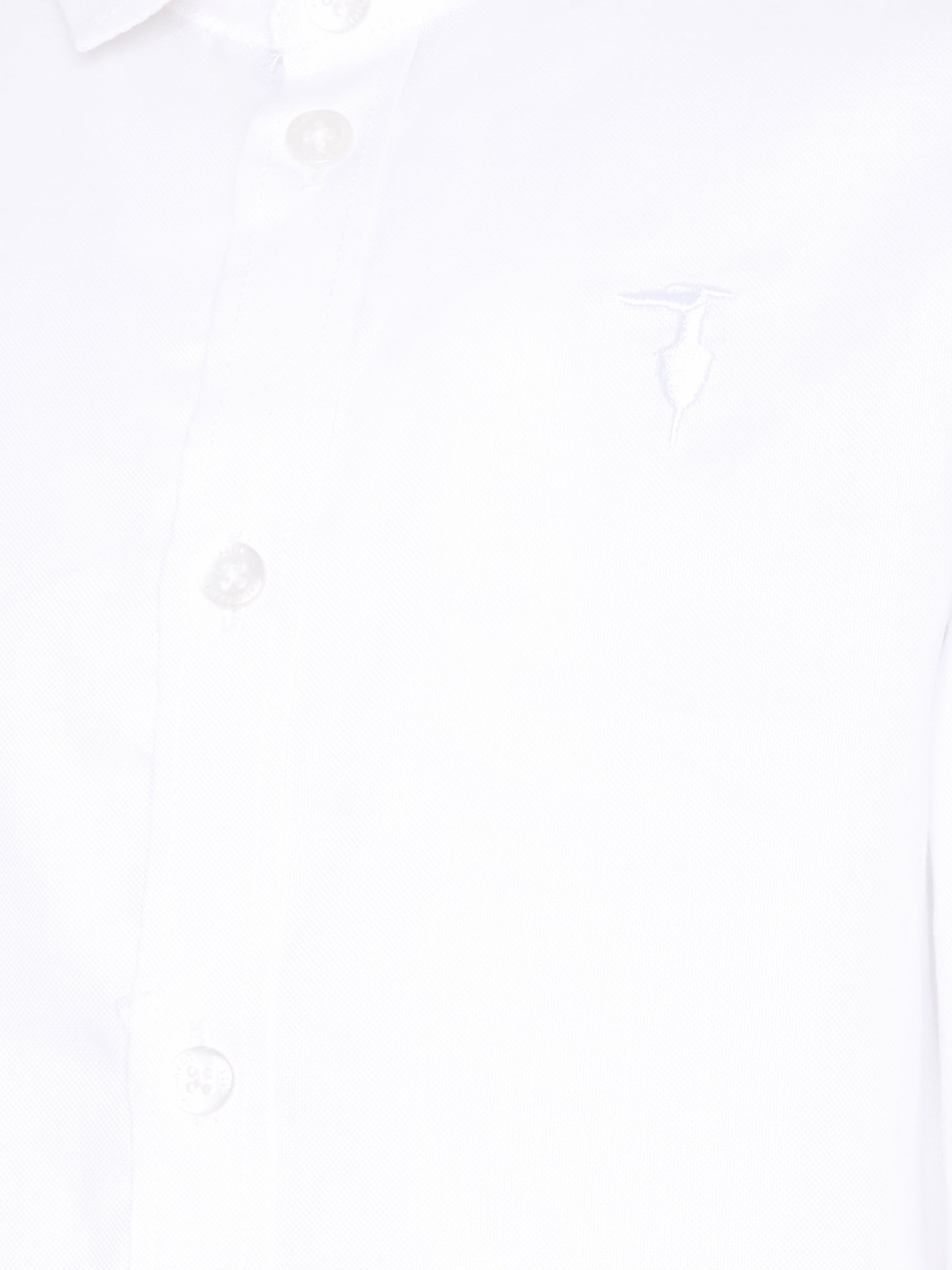 Camicia bianca per bambino con logo,Trussardi Junior,TBA25080CA OFF-WHITE