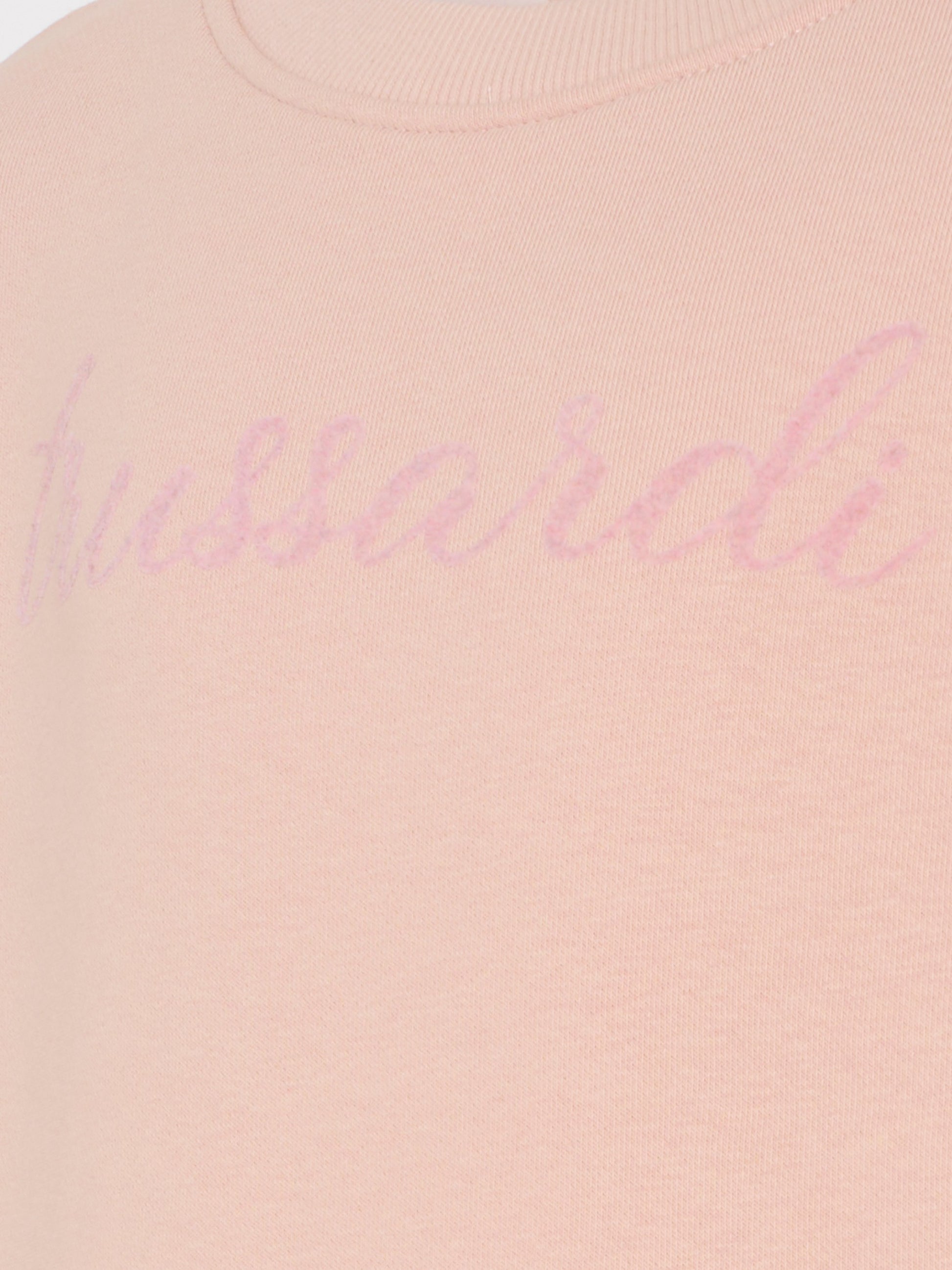 Completo rosa per bambina con logo,Trussardi Junior,TGA25001CF ROSE SMOKE