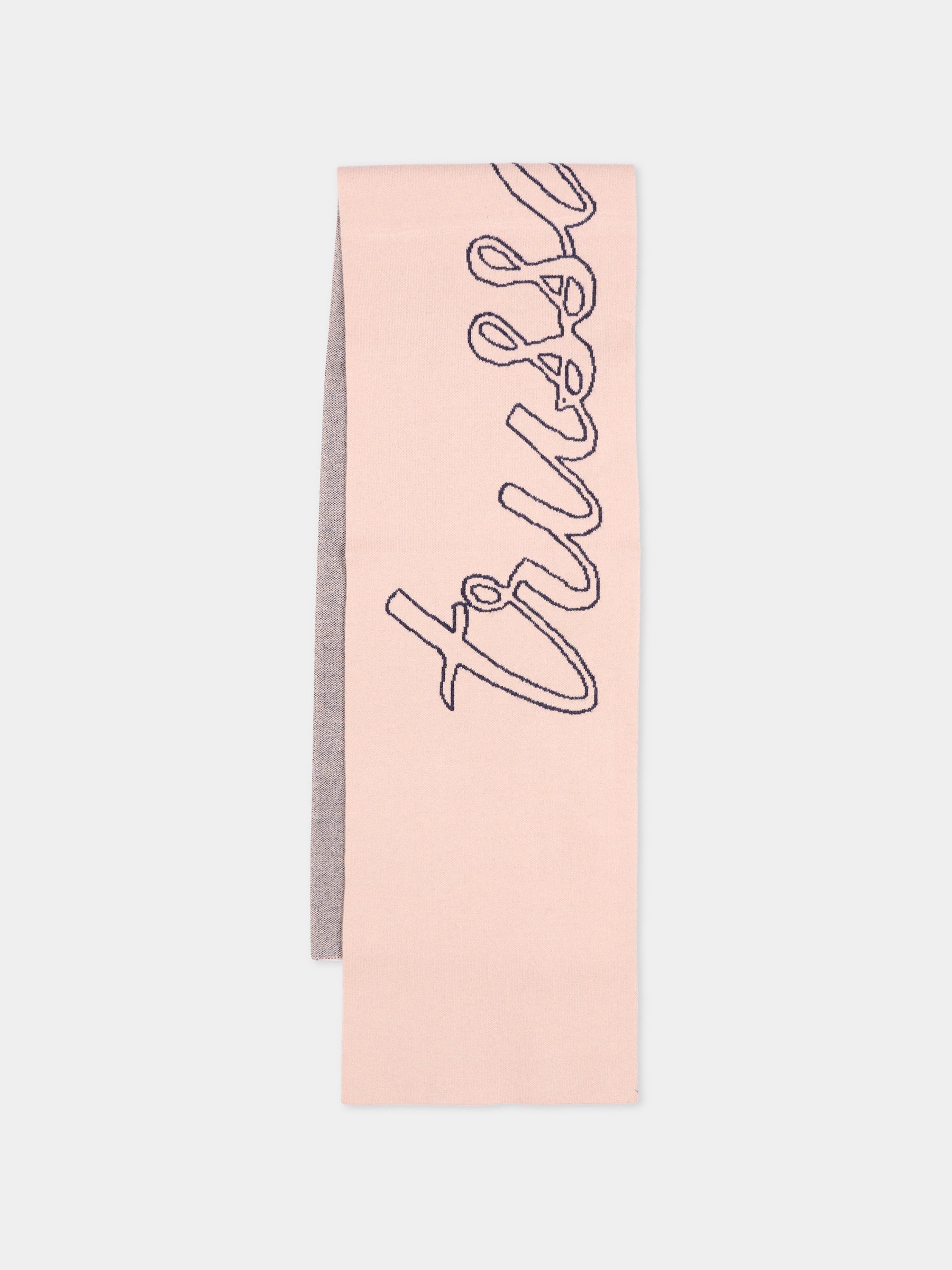 Set accessori rosa per bambina con logo,Trussardi Junior,TGA25007HS ROSE SMOKE