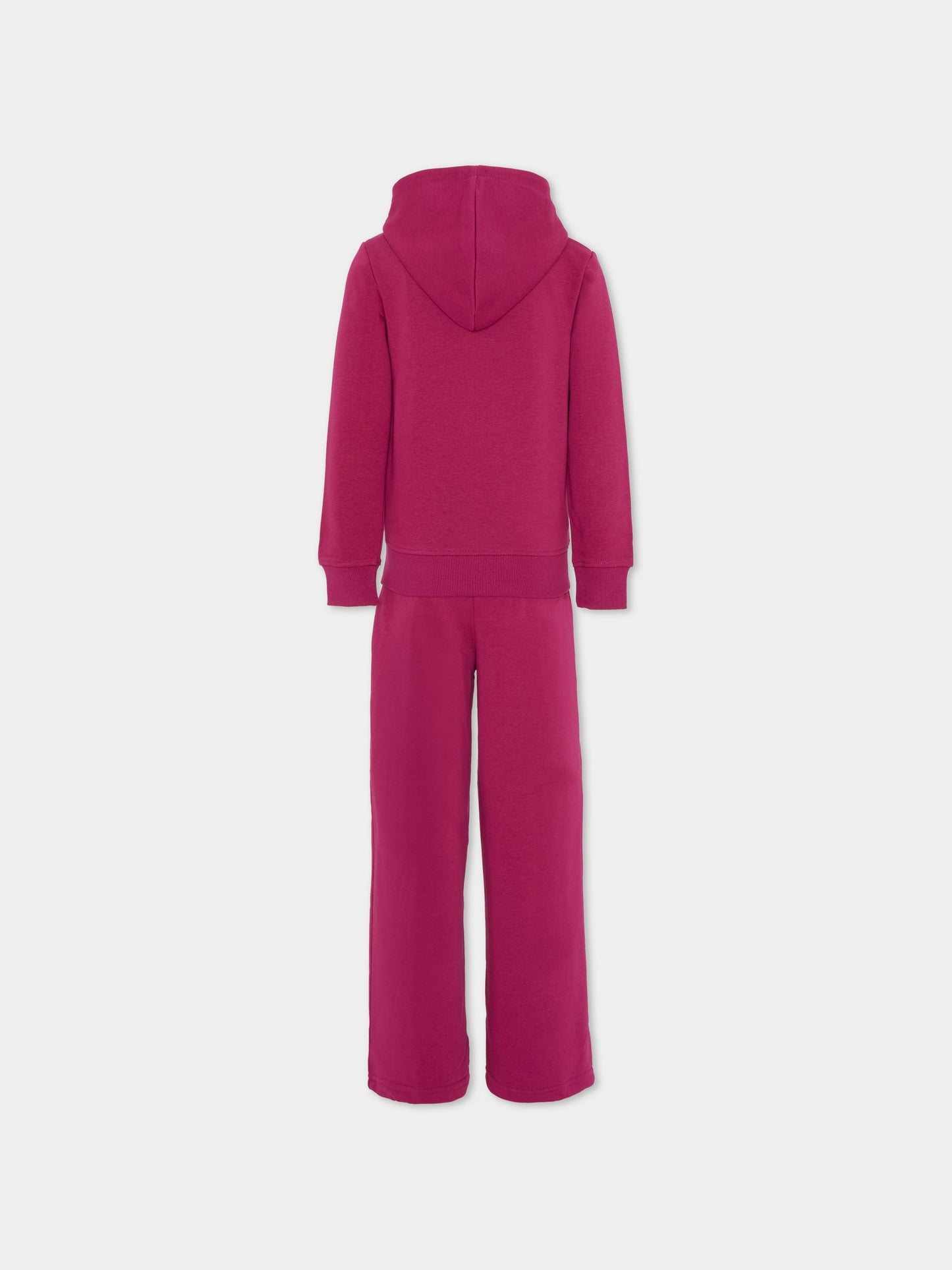 Completo viola per bambina con logo,Trussardi Junior,TGA25009CF BOYSENBERRY