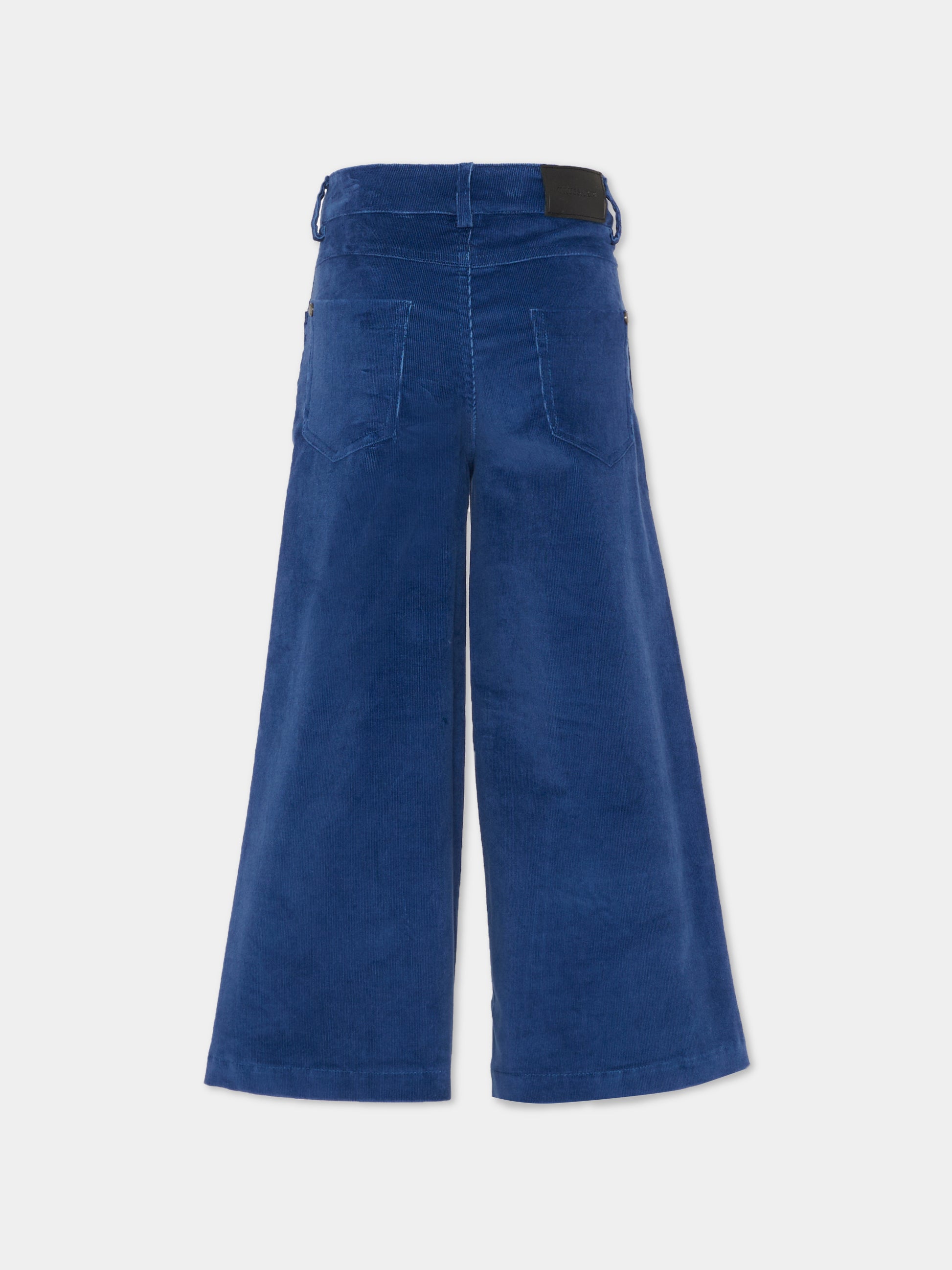 Pantaloni blu per bambina,Trussardi Junior,TGA25059PA PEACOAT