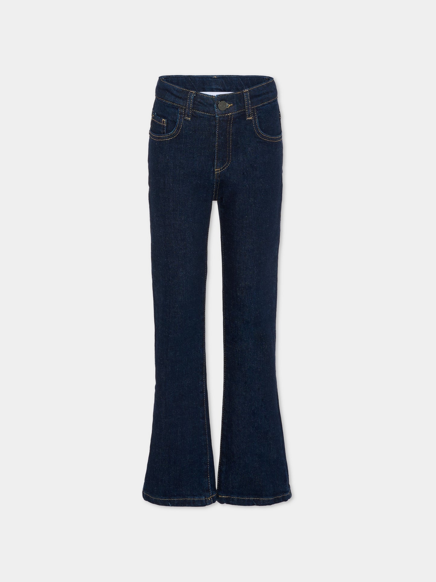 Jeans denim per bambina,Trussardi Junior,TGA25101JE DENIM BLUE DARK