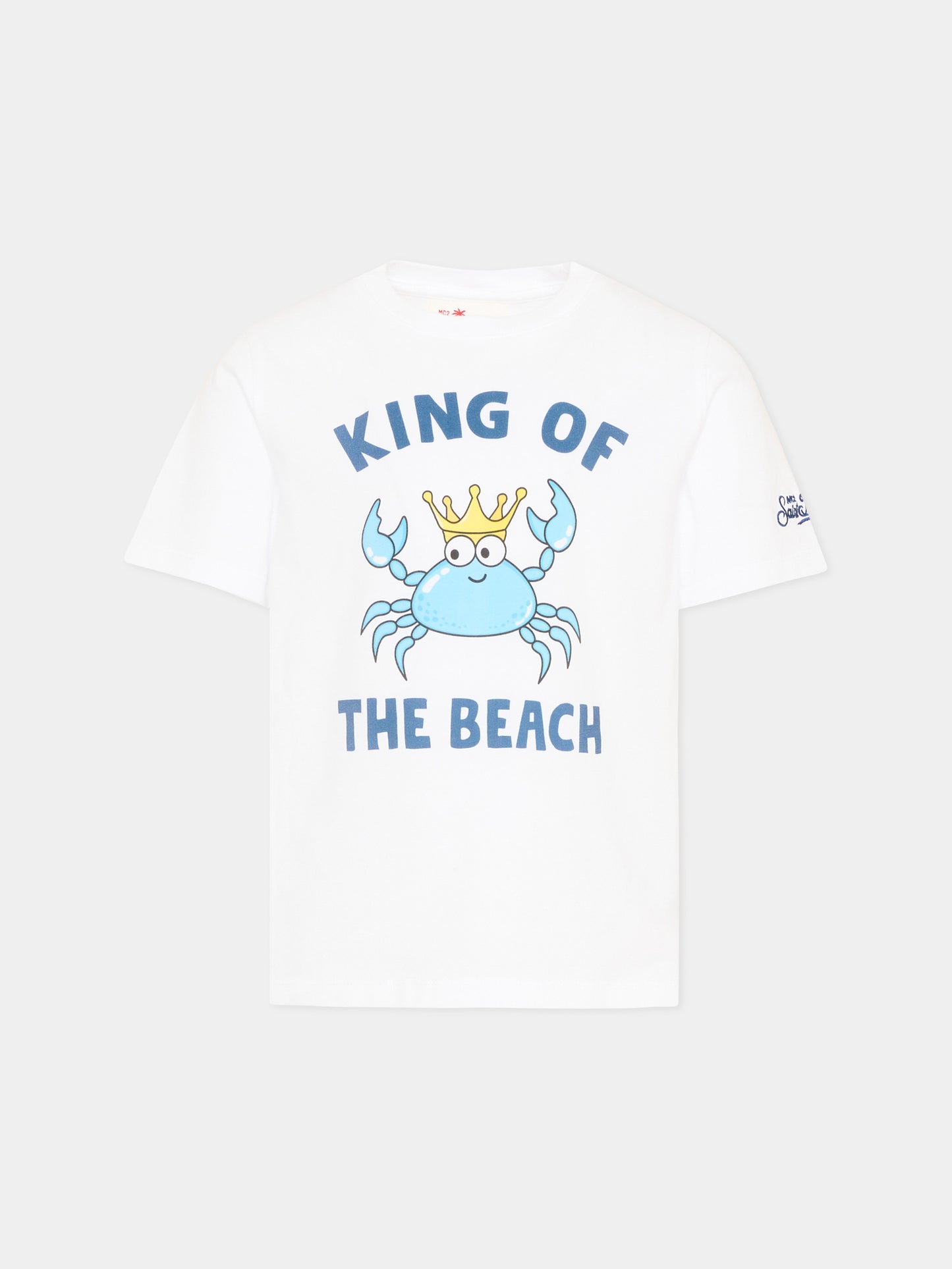 T-Shirt bianca Denver Jr per bambino,Mc2 Saint Barth,DNV0001 02001L