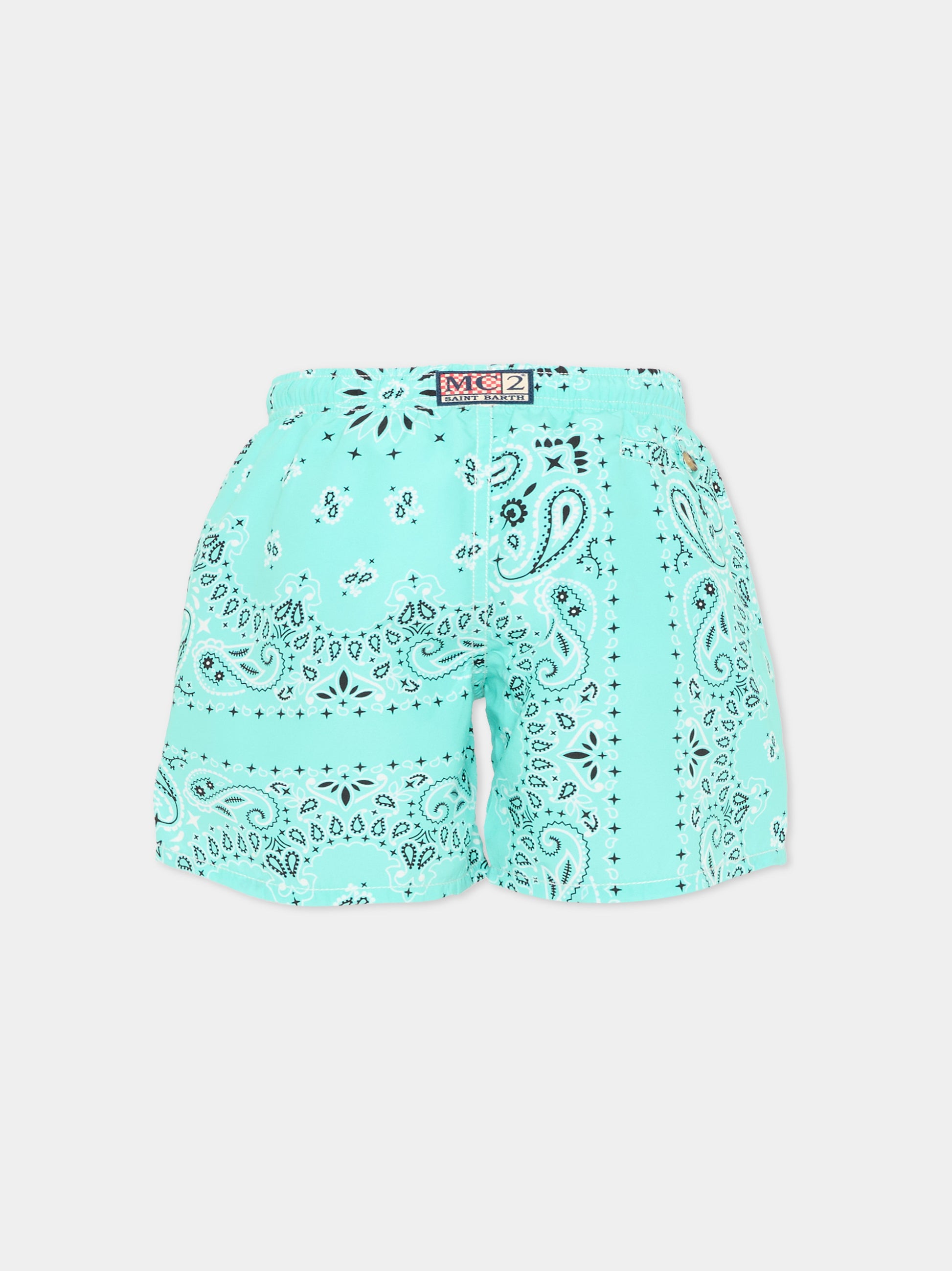 Boxer mare azzurro Caprese Jr per bambino,Mc2 Saint Barth,CAP0003 03267L