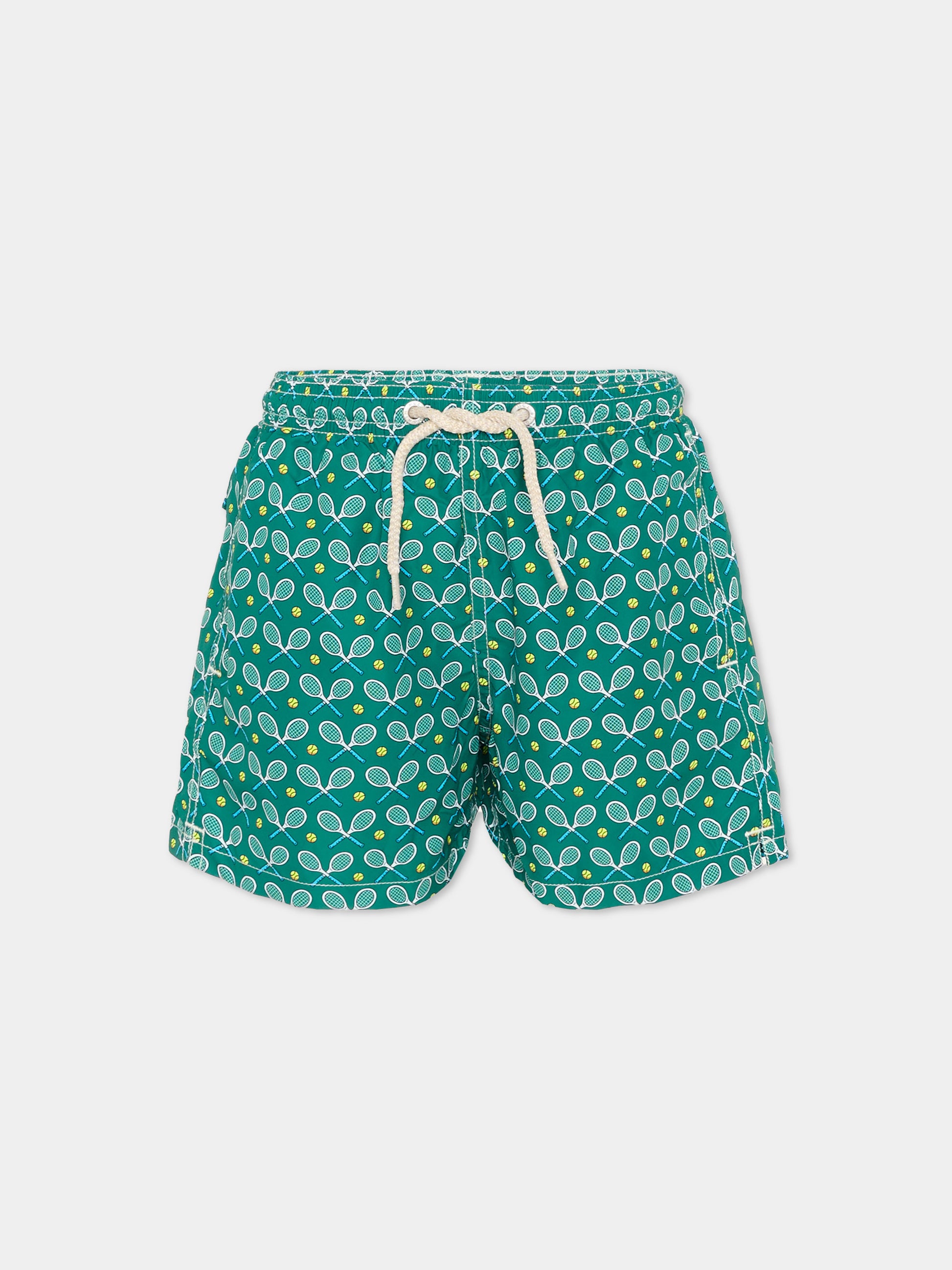 Boxer mare verde  Jean Lighting  per bambino,Mc2 Saint Barth,JEA0004 02393L