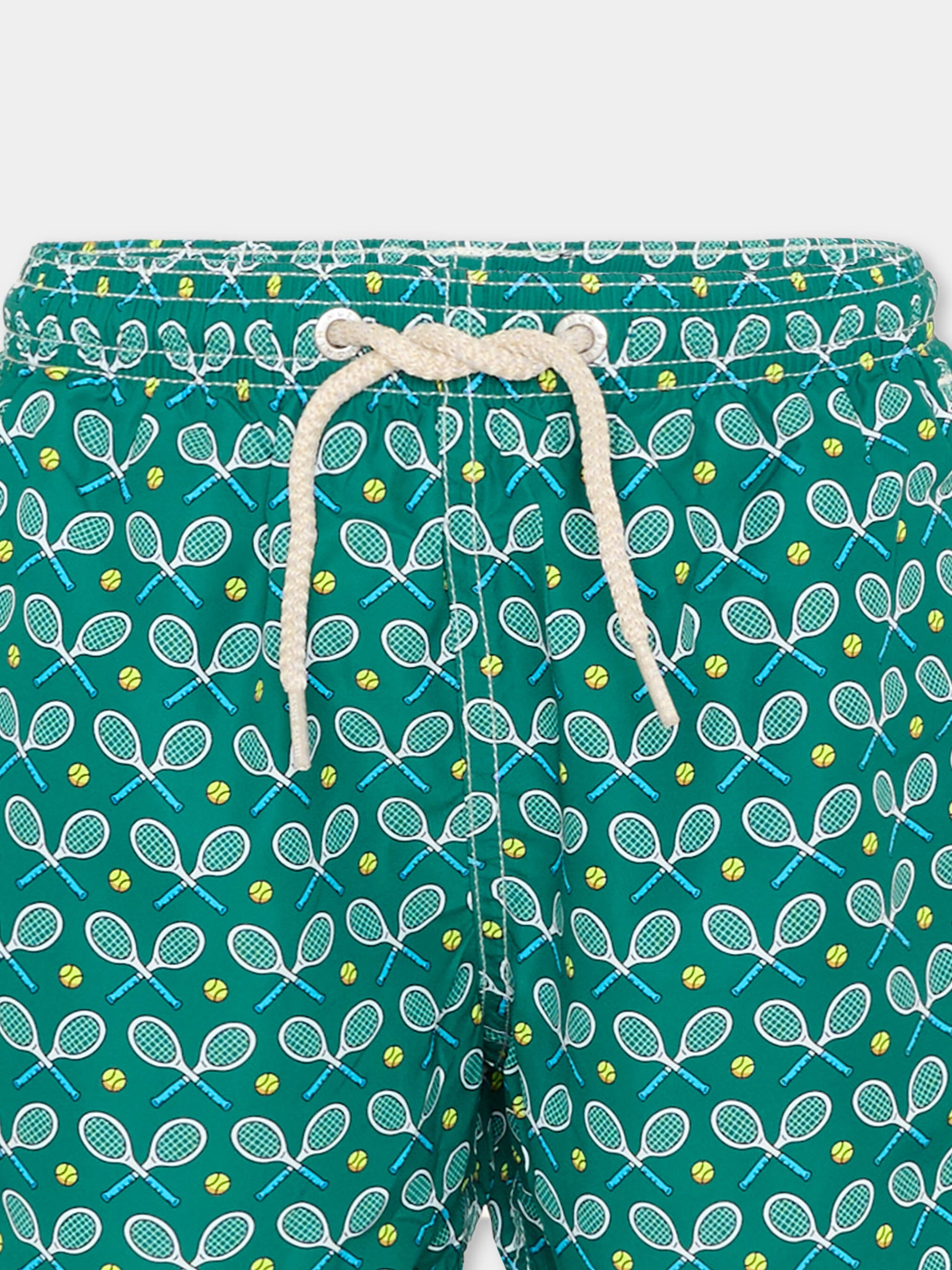 Boxer mare verde  Jean Lighting  per bambino,Mc2 Saint Barth,JEA0004 02393L