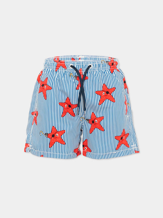 Boxer mare blu Jean per bambino,Mc2 Saint Barth,JEA0001 02044L