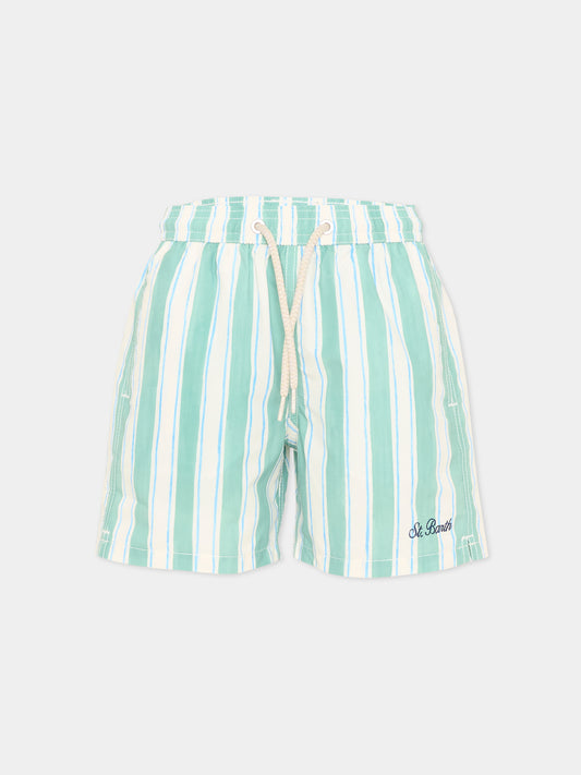 Boxer mare verde Syros jr per bambino,Mc2 Saint Barth,SYR0002 04047L