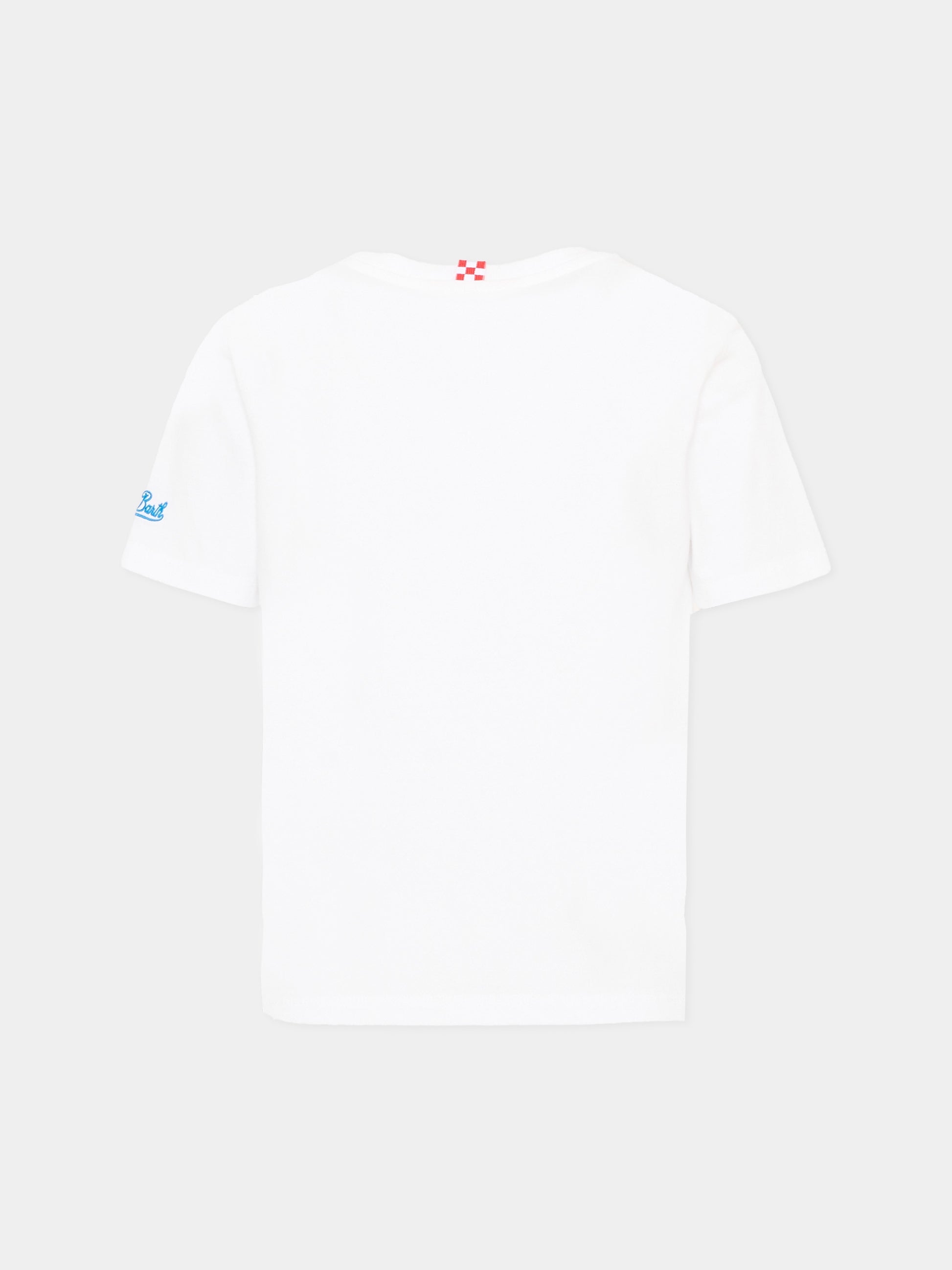 T-shirt bianca Denver Jr per bambino,Mc2 Saint Barth,DNV0001 01959L