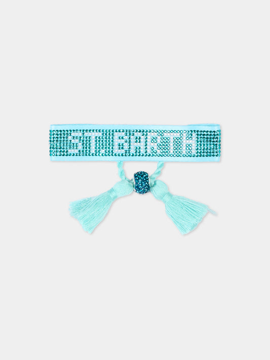 Bracciale azzurro Strass Bracelet per bambina,Mc2 Saint Barth,STBRACE001 03419L