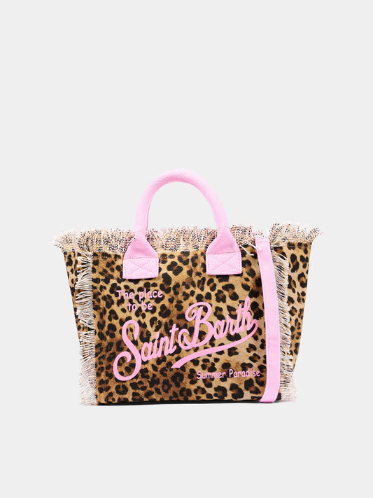 Borsa mare multicolor Colette per bambina animalier,Mc2 Saint Barth,COL0001 02591L