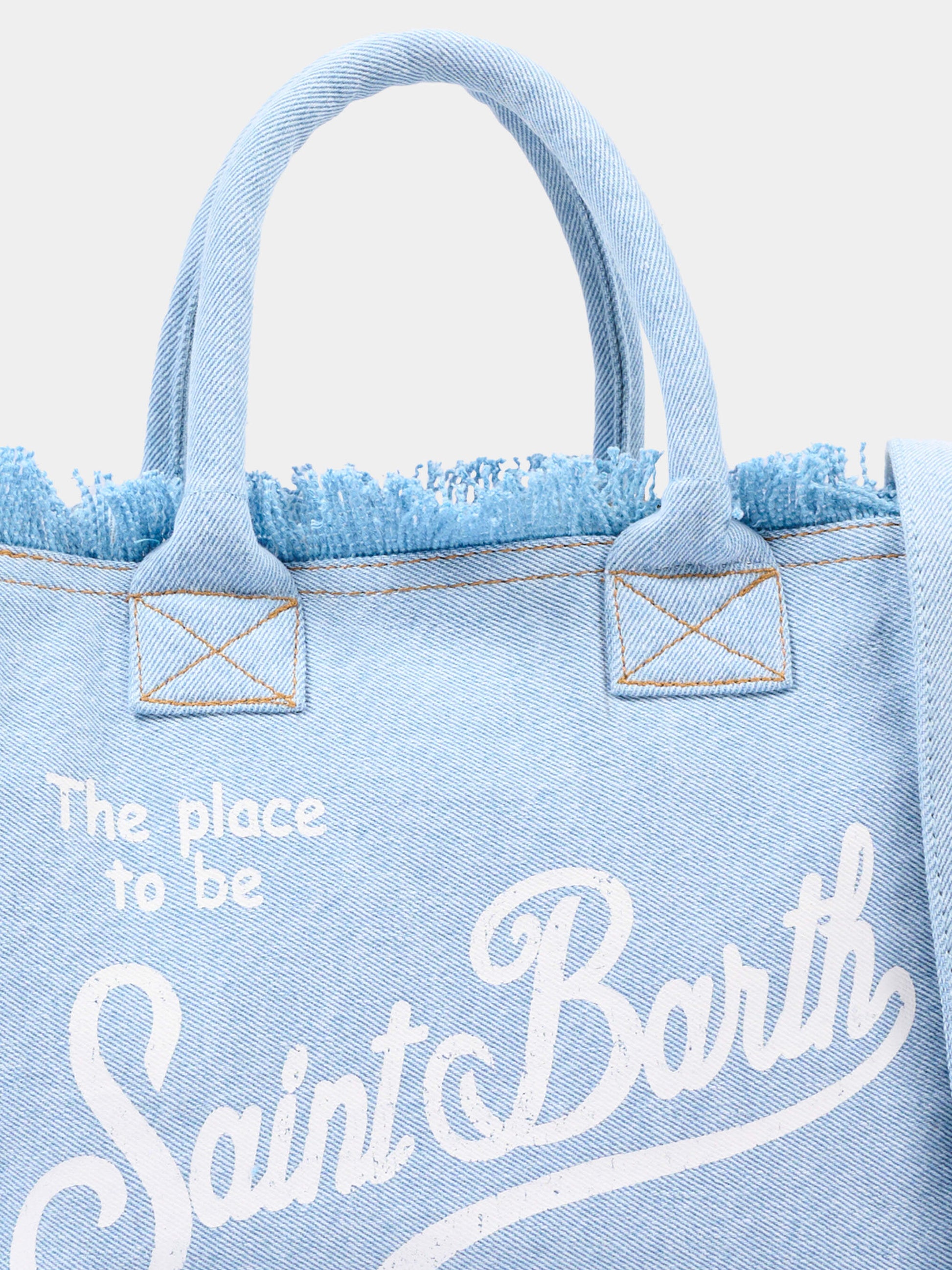 Borsa mare in denim Colette per bambina,Mc2 Saint Barth,COL0001 00426L