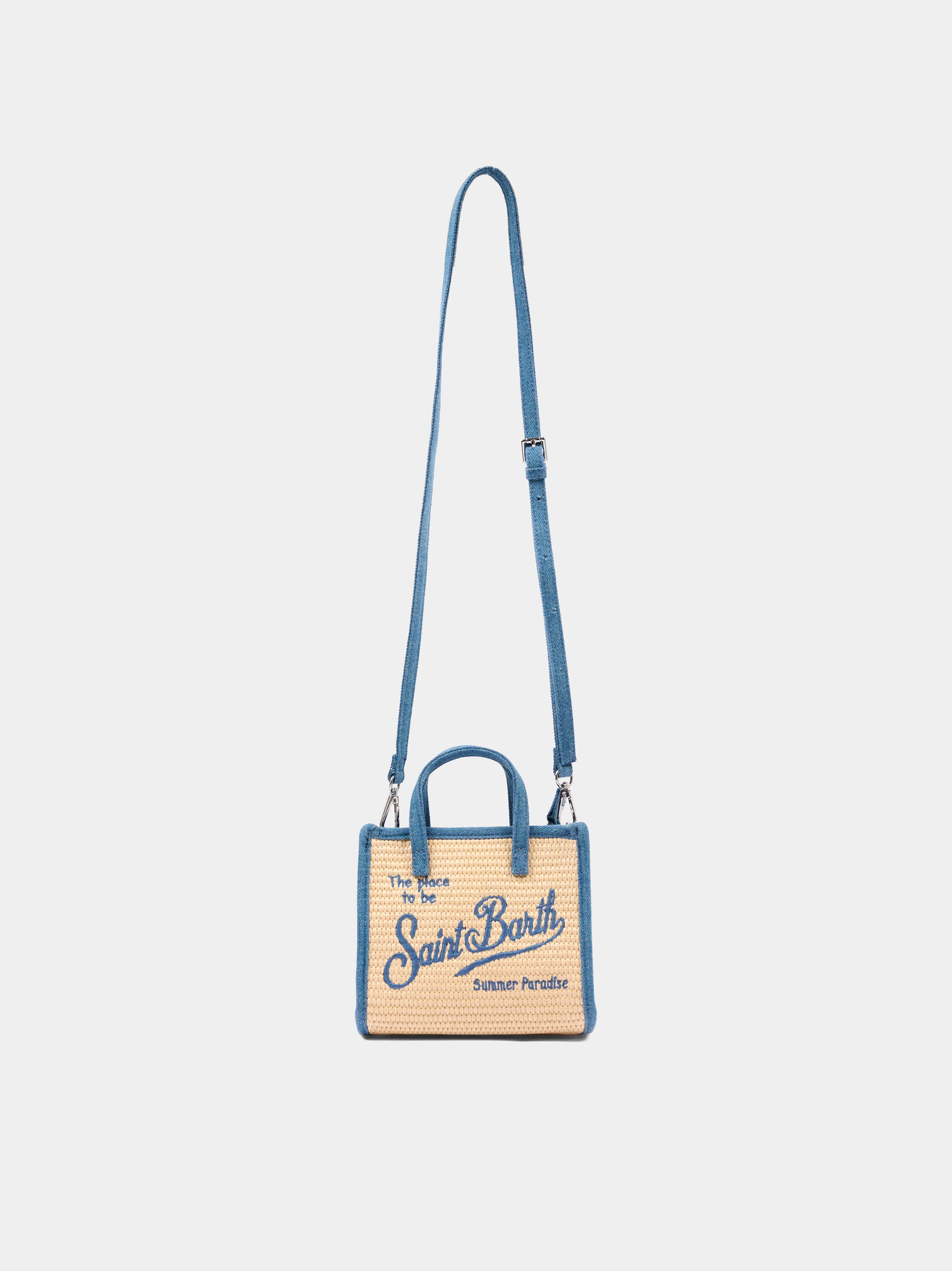 Borsa beige Vivian Mini Straw per bambina,Mc2 Saint Barth,VIVM001 02778L