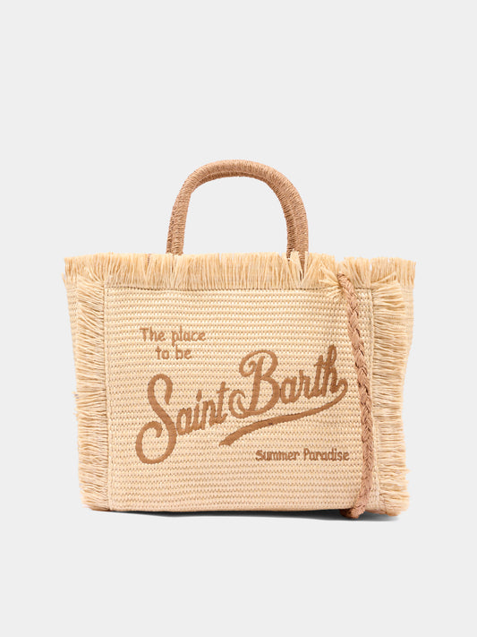 Borsa mare beige Colette Straw per bambina,Mc2 Saint Barth,COL0017 00368L