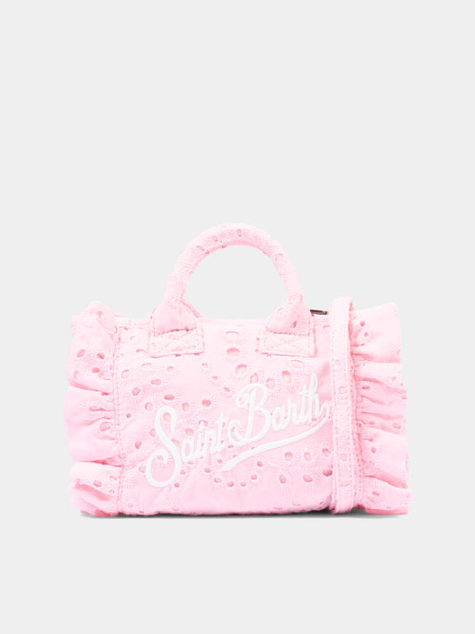 Borsa rosa Vanity Mini Volant per bambina,Mc2 Saint Barth,VAMI018 02531L
