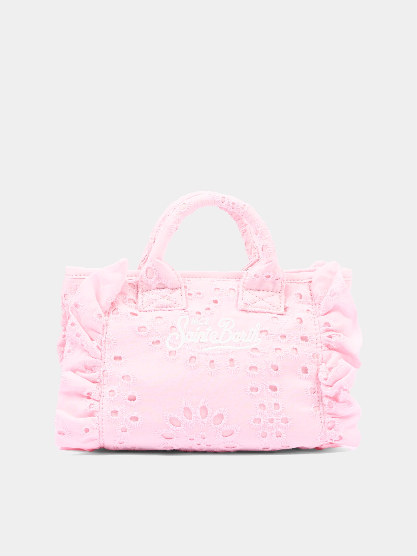 Borsa rosa Vanity Mini Volant per bambina,Mc2 Saint Barth,VAMI018 02531L