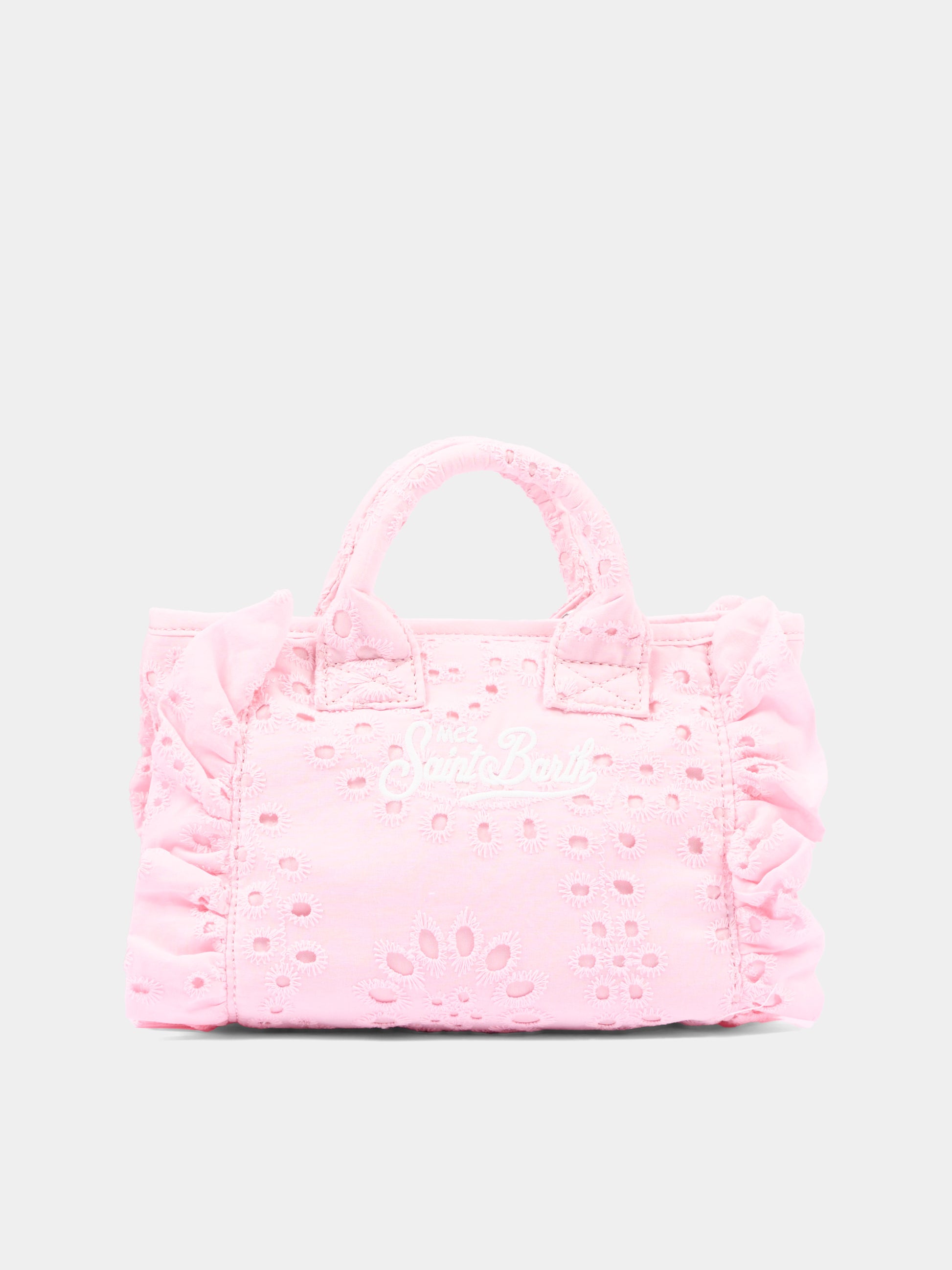 Borsa rosa Vanity Mini Volant per bambina,Mc2 Saint Barth,VAMI018 02531L